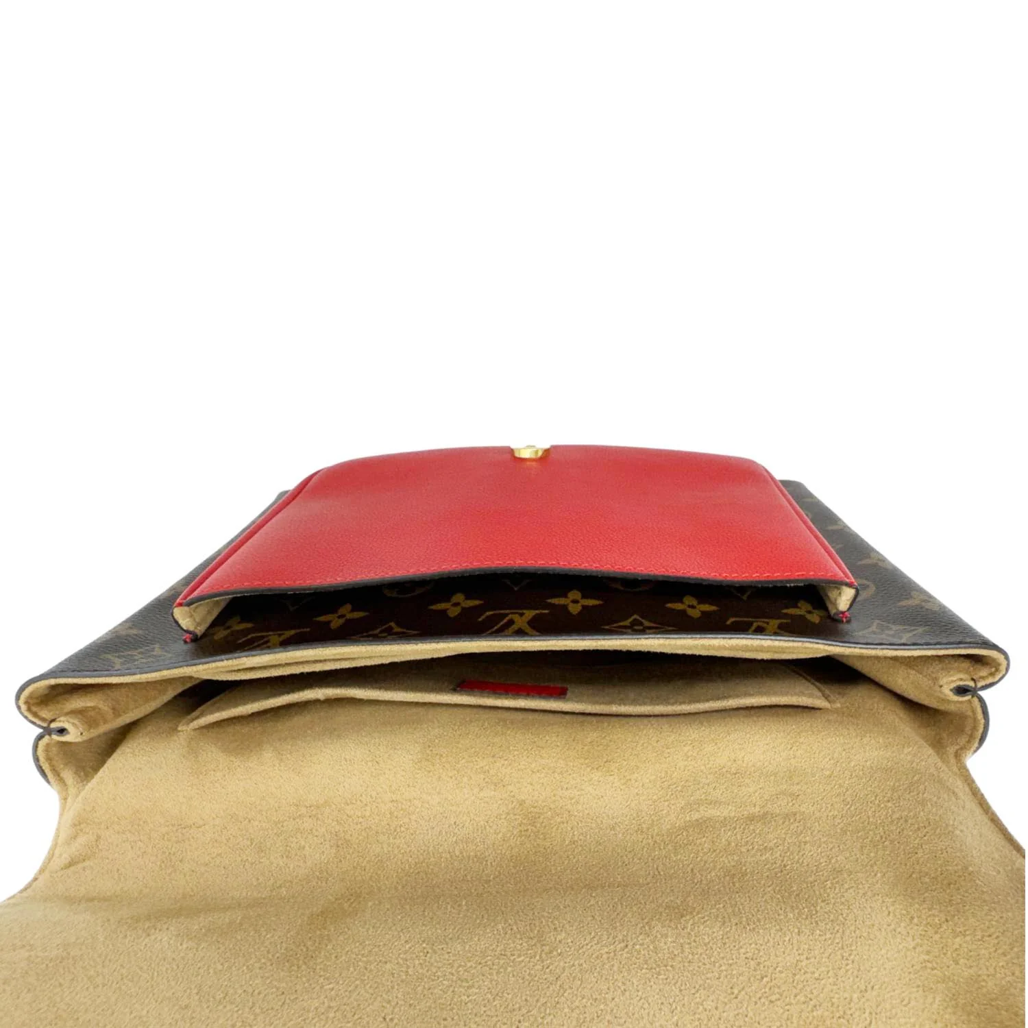 LOUIS VUITTON Marignan Monogram Canvas Shoulder Bag Coquelicot - Image 12