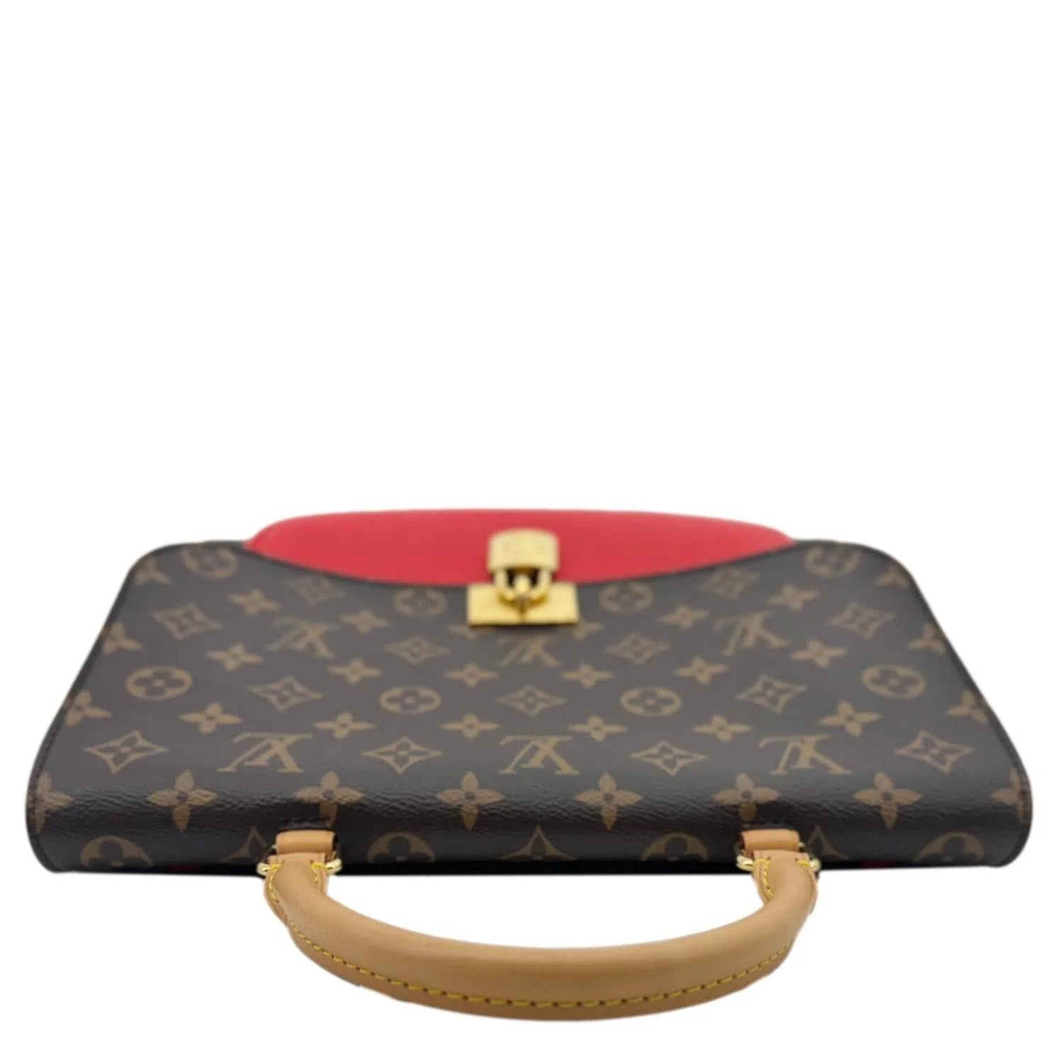LOUIS VUITTON Marignan Monogram Canvas Shoulder Bag Coquelicot - Image 6