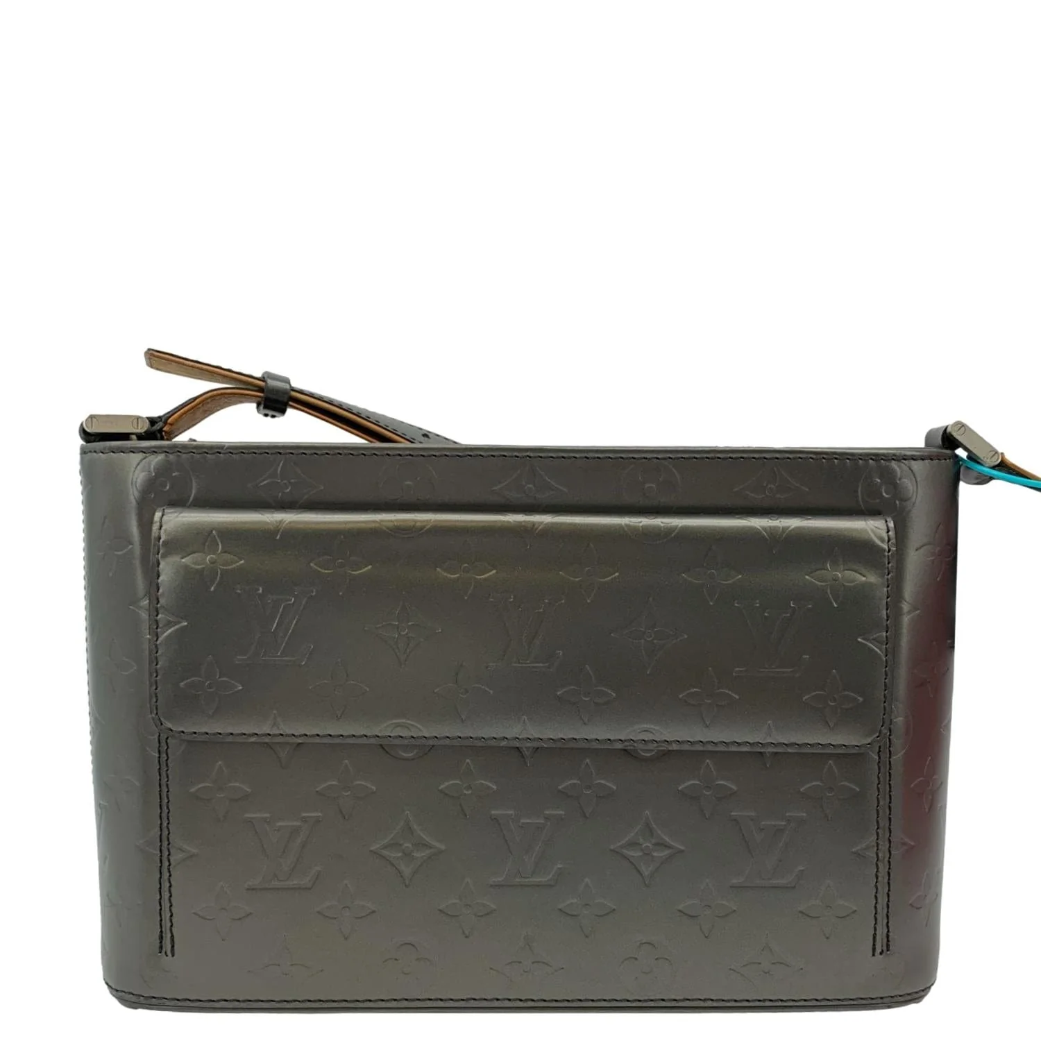 LOUIS VUITTON Alston Monogram Mat Shoulder Bag Black - Image 14