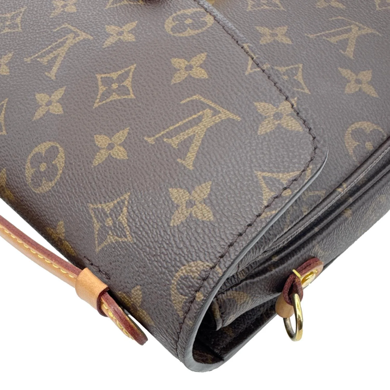 LOUIS VUITTON Metis Pochette Monogram Canvas Crossbody Bag Brown - Image 5