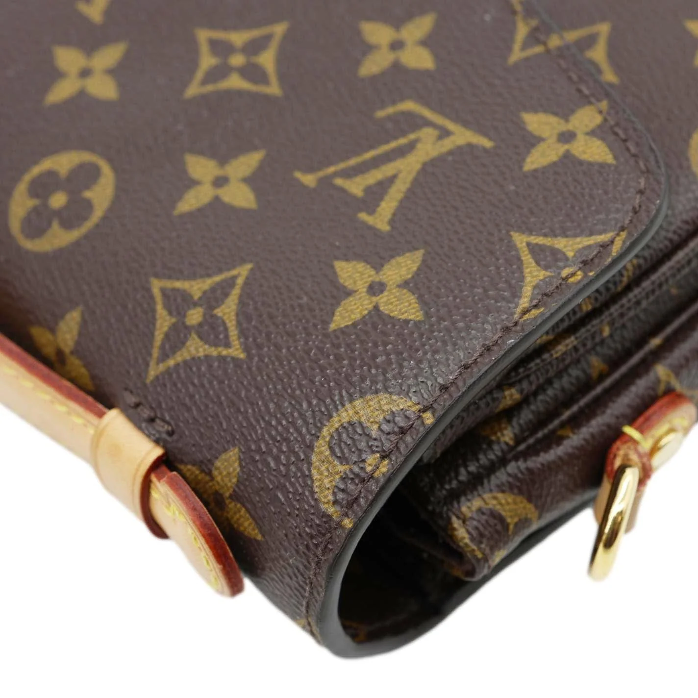 LOUIS VUITTON Metis Pochette Monogram Canvas Crossbody Bag Brown - Image 7