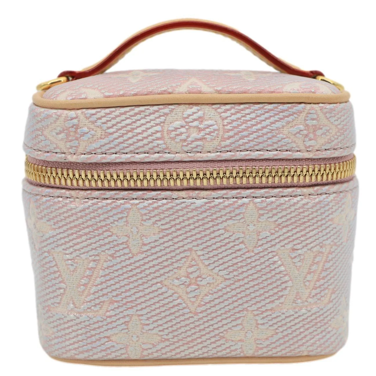 LOUIS VUITTON Monoglam Canvas Micro Vanity Case Pink - Image 3