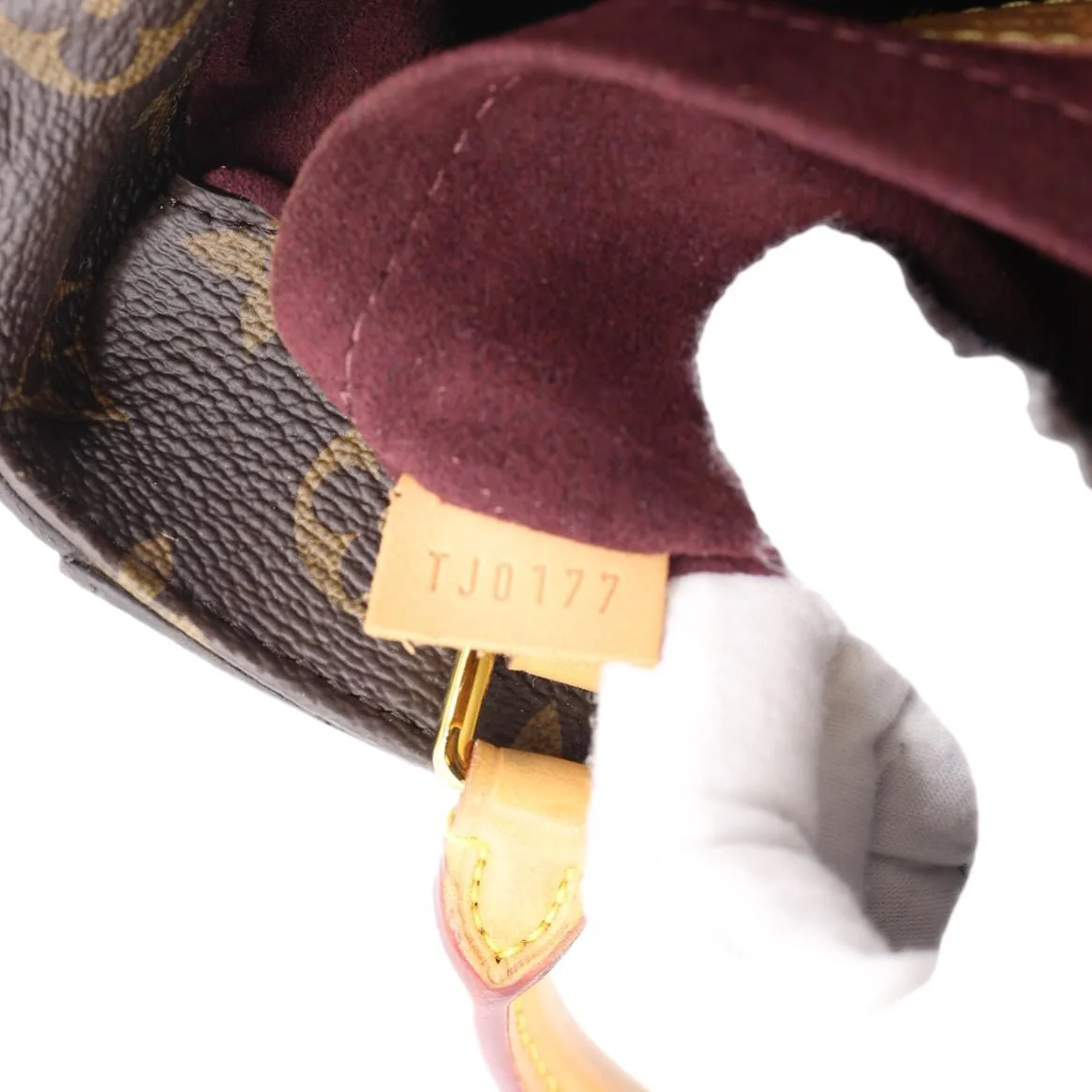 LOUIS VUITTON Montaigne BB Monogram Canvas Shoulder Bag Brown - Image 13