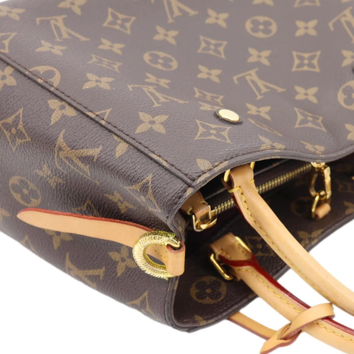 LOUIS VUITTON Montaigne BB Monogram Canvas Shoulder Bag Brown - Image 6