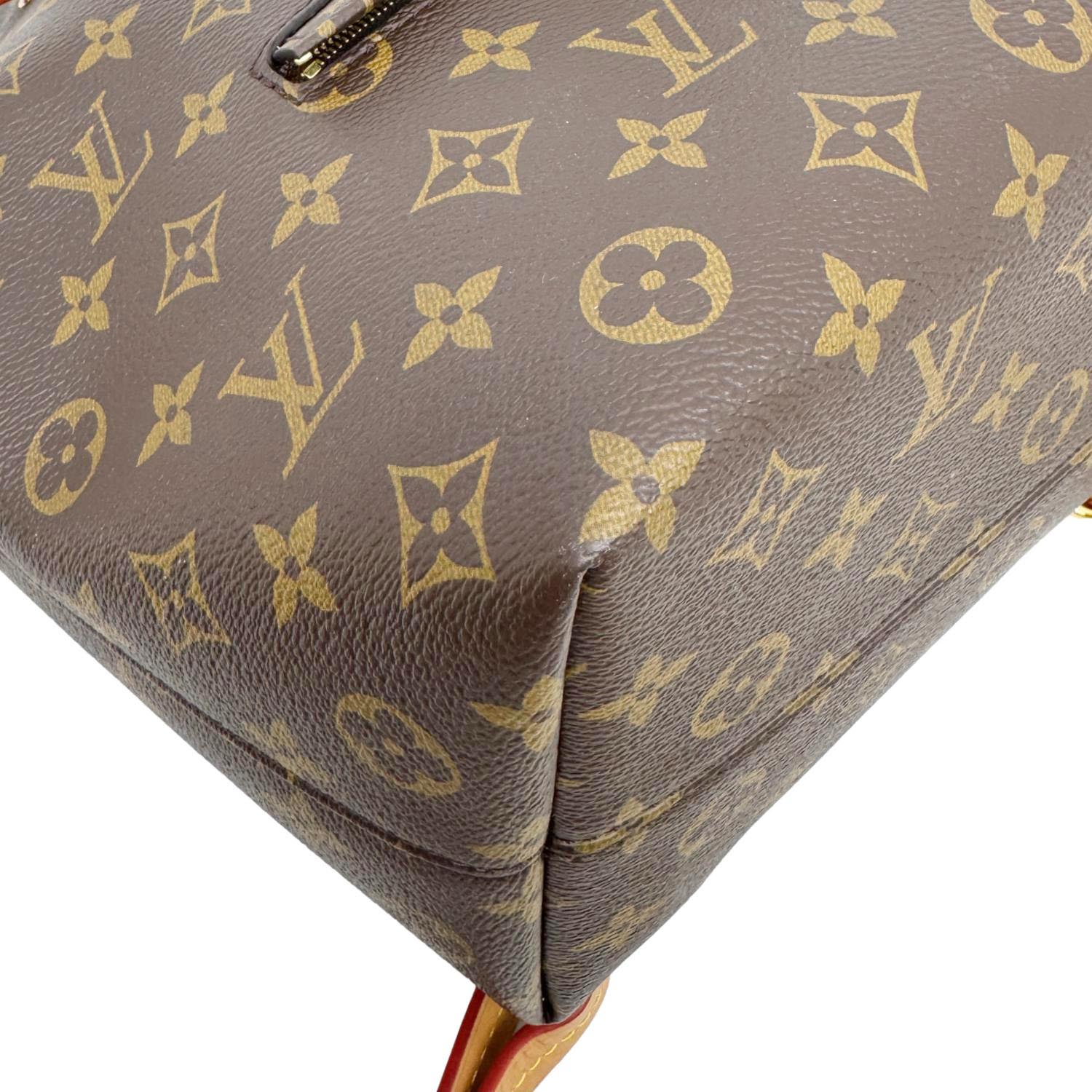 LOUIS VUITTON Montsouris PM Monogram Canvas Backpack Brown - Image 10