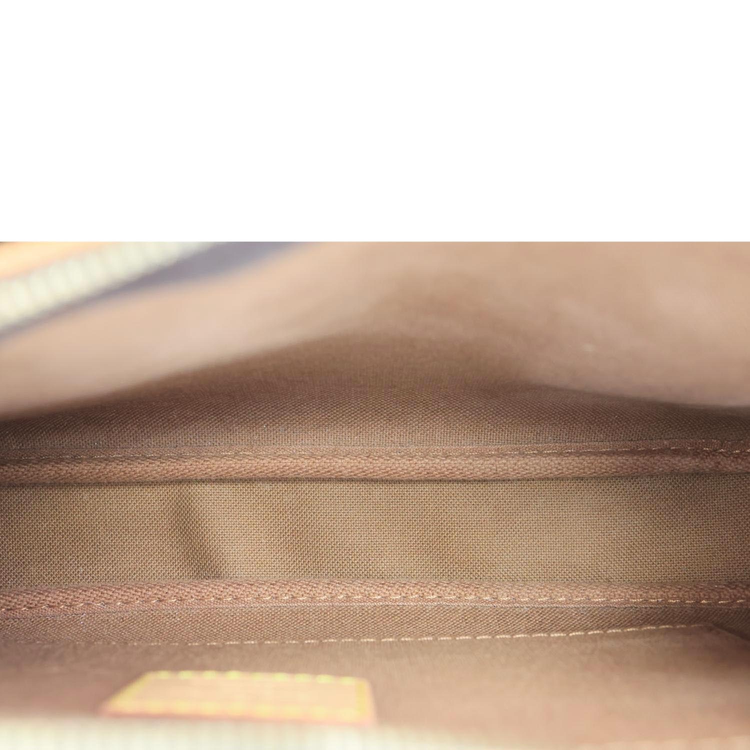 LOUIS VUITTON Multi Pochette Accessoires Monogram Canvas Crossbody Bag Brown - Image 12