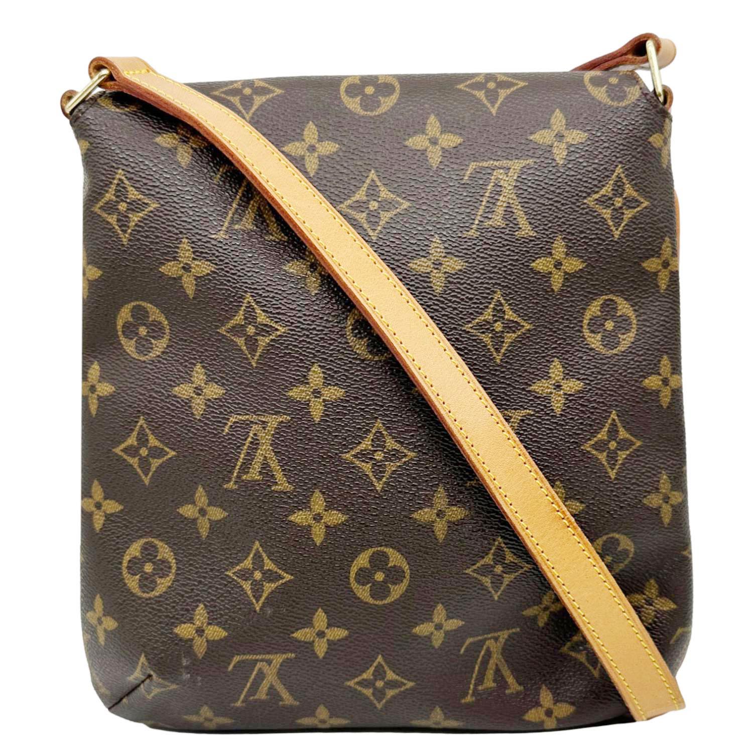LOUIS VUITTON Musette Salsa Monogram Canvas Shoulder Bag Brown - Image 4
