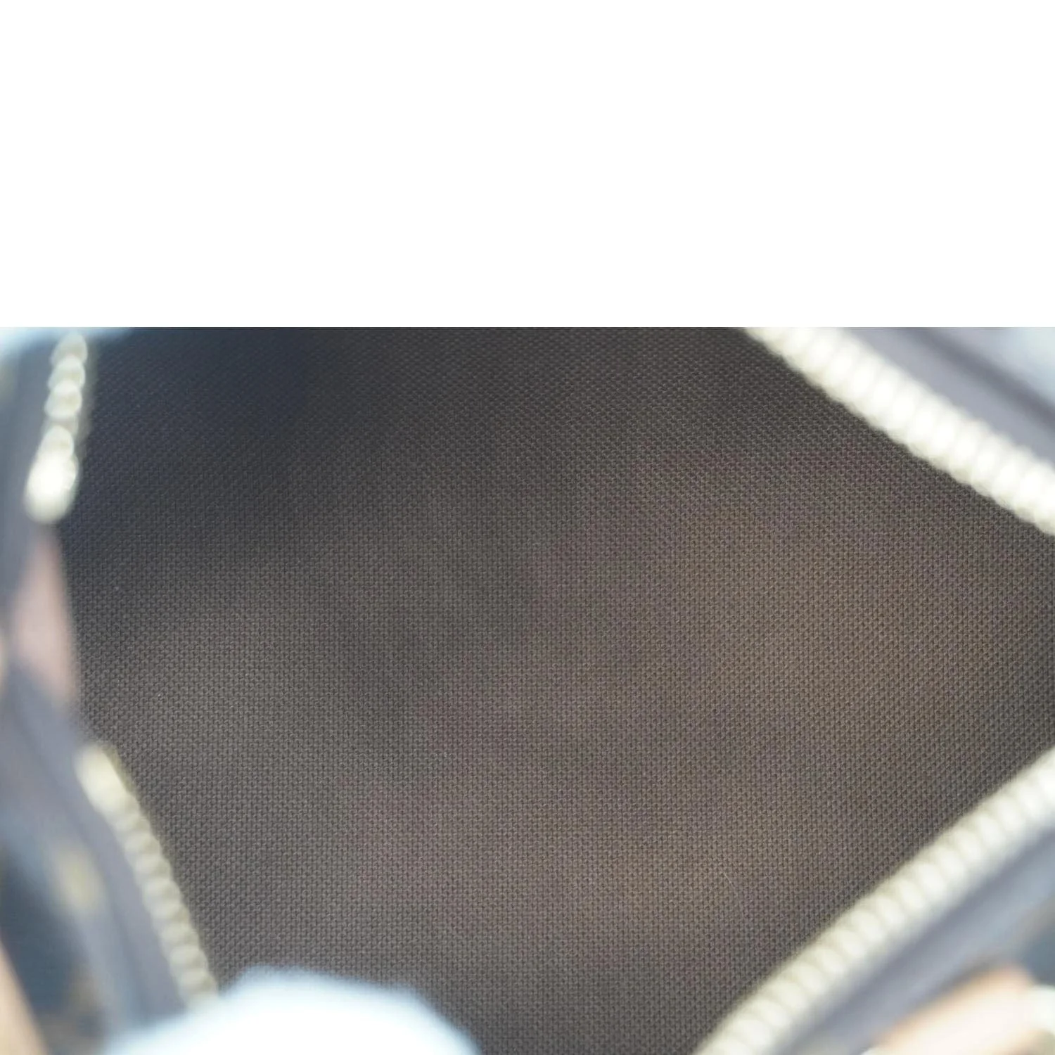 LOUIS VUITTON Nano Speedy Monogram Canvas Crossbody Bag Brown - Image 14
