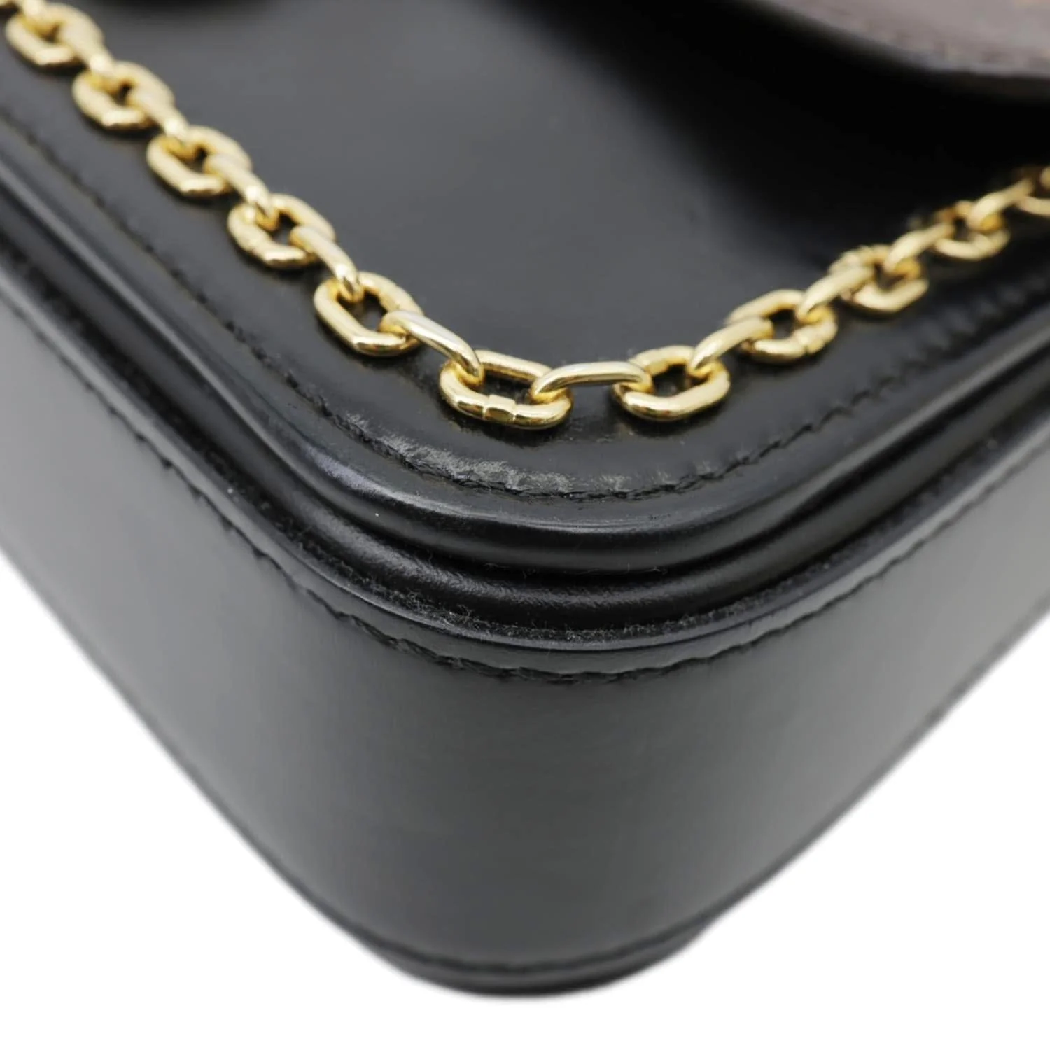 LOUIS VUITTON Neo Saint Cloud Monogram Canvas Shoulder Bag Black - Image 10