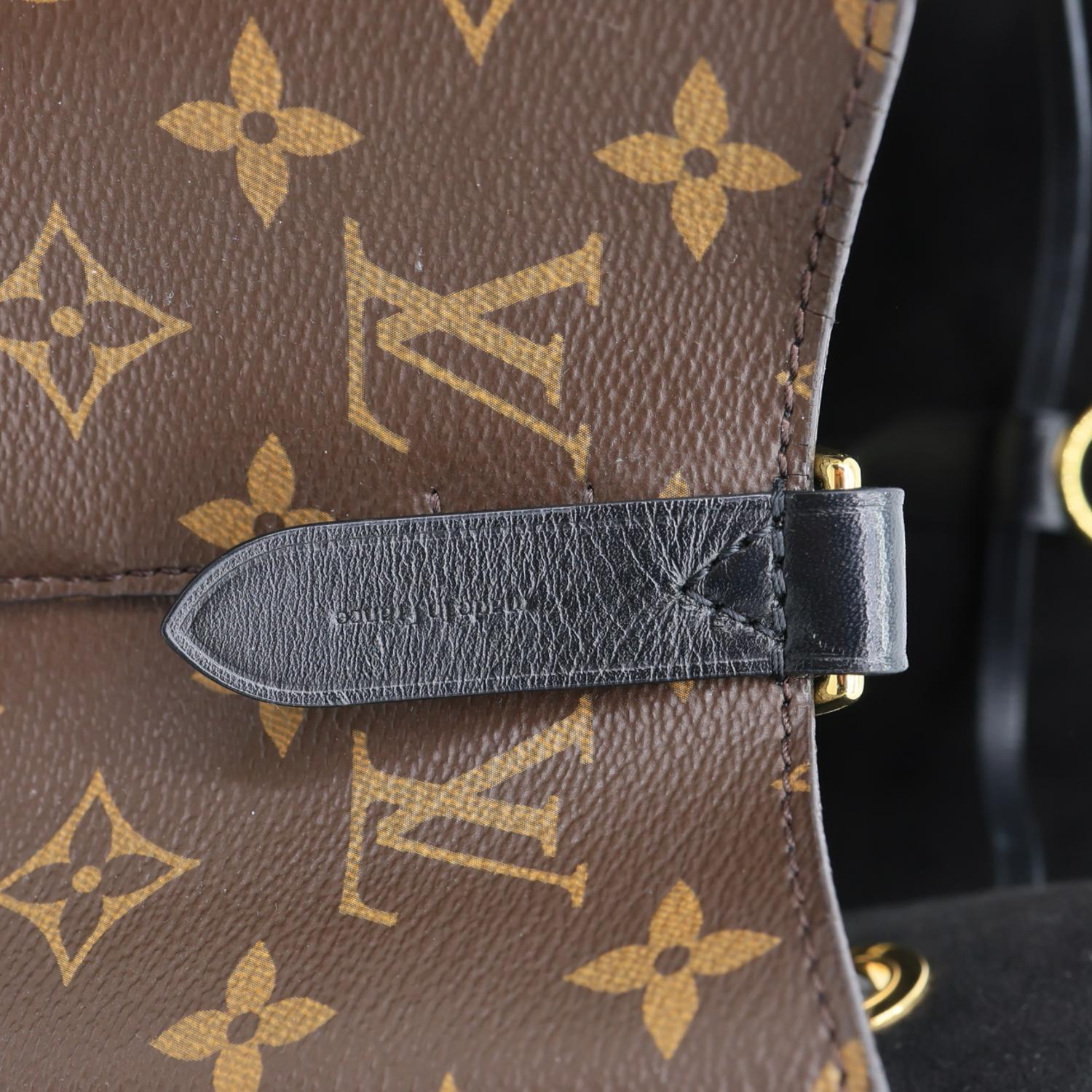 LOUIS VUITTON Neonoe MM Monogram Canvas Shoulder Bag Black - Image 15