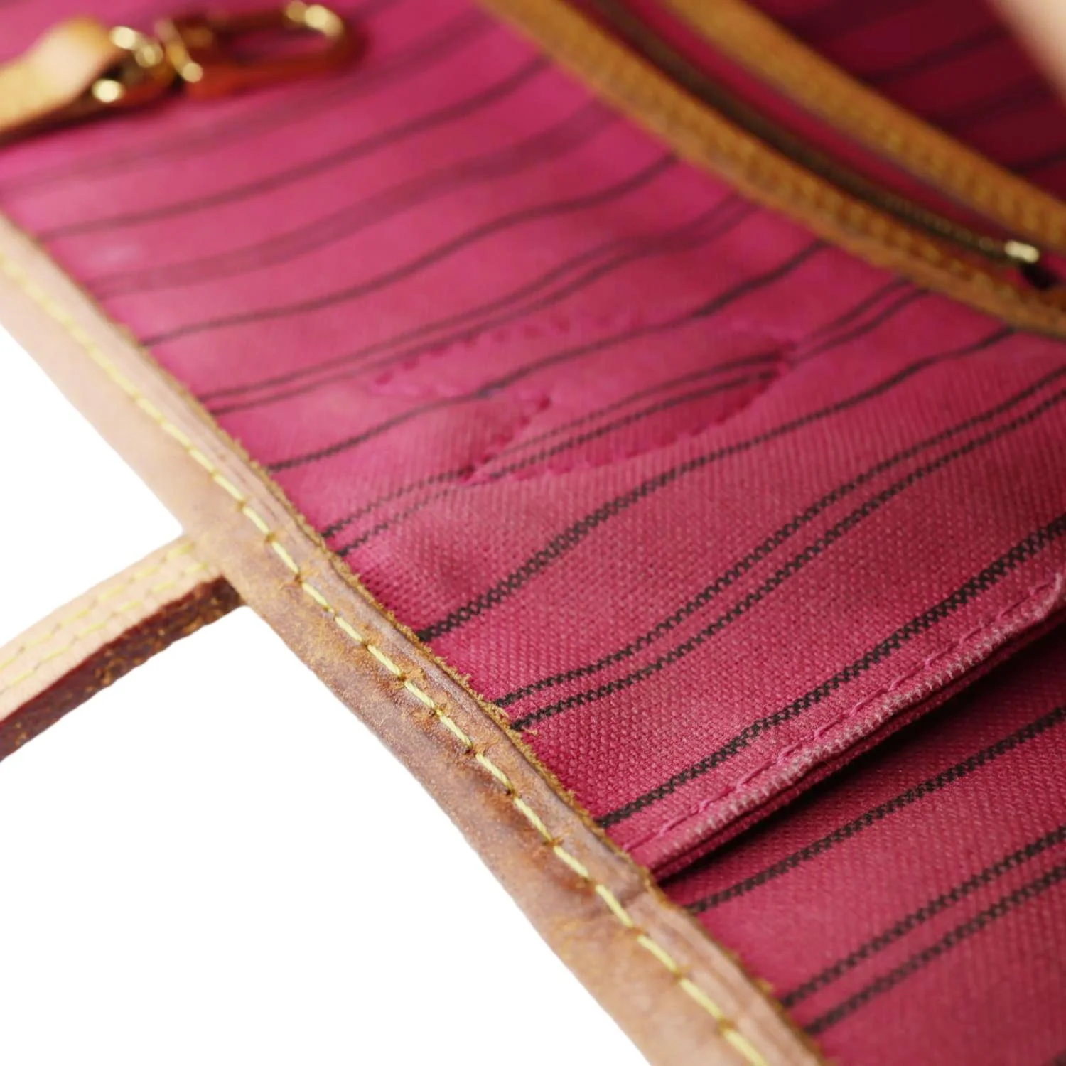 LOUIS VUITTON Neverfull MM Monogram Canvas Tote Bag Brown - Image 13
