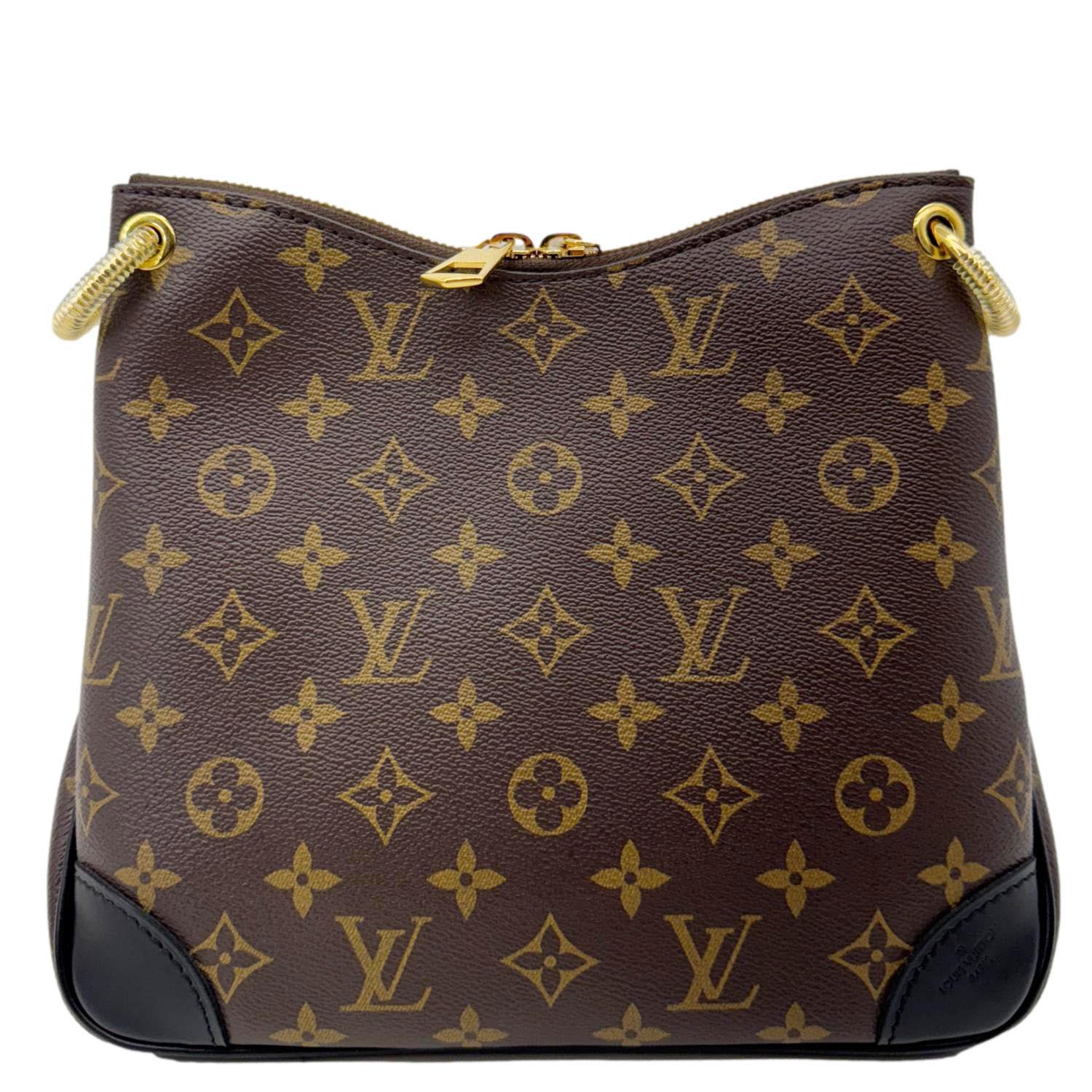 LOUIS VUITTON Odeon NM PM Monogram Canvas Shoulder Bag Brown - Image 4