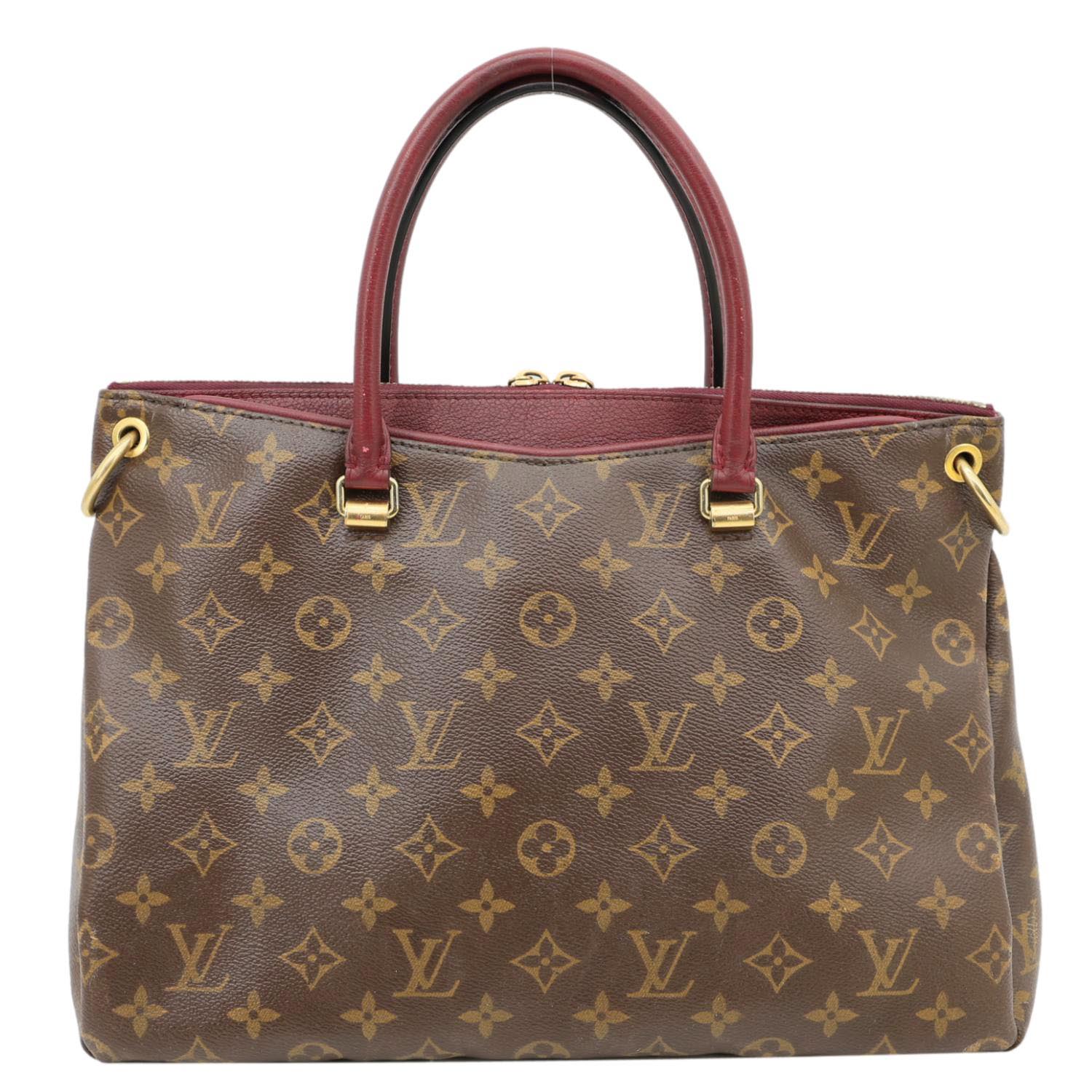 LOUIS VUITTON Pallas Monogram Canvas Tote Bag Raisin - Image 3