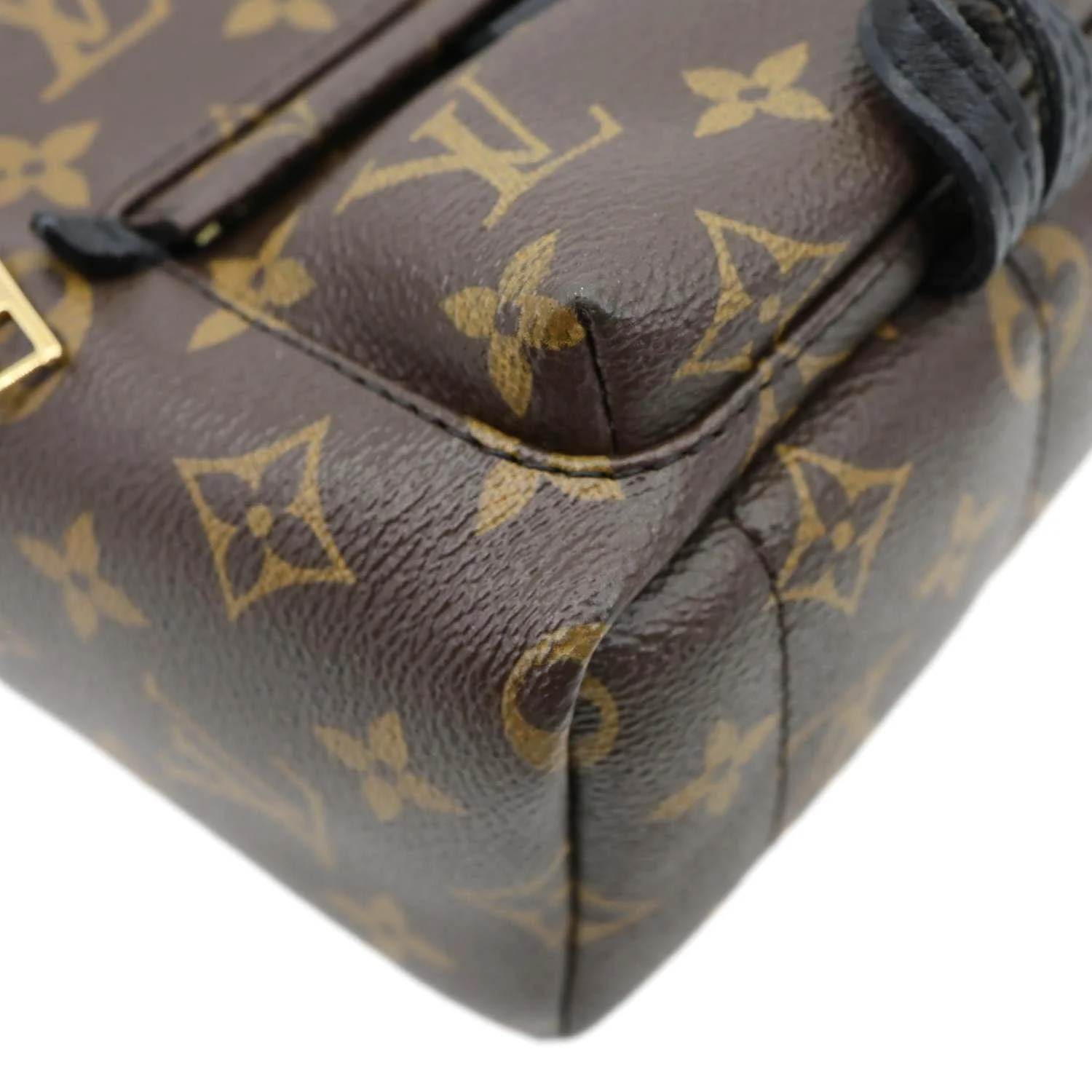 LOUIS VUITTON Palm Spring Mini  Monogram Canvas Backpack Brown - Image 8