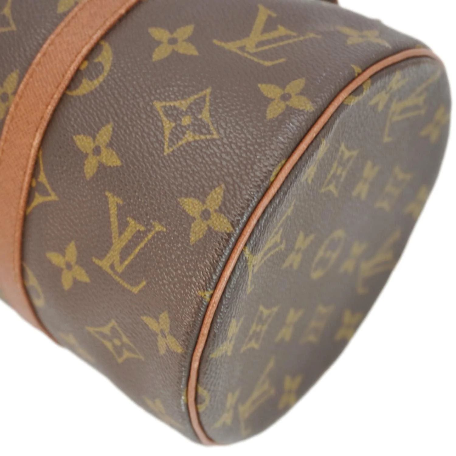 LOUIS VUITTON Papillon 30 Monogram Canvas Satchel Bag Brown - Image 8