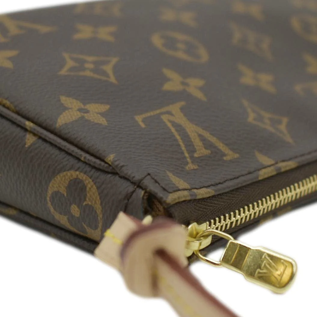 LOUIS VUITTON Pochette Monogram Canvas Accessoires Pouch Brown - Image 6