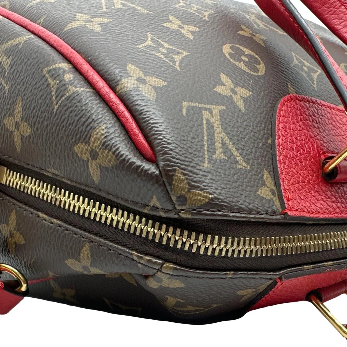 LOUIS VUITTON Retiro NM Monogram Canvas 2Way Shoulder Bag Red - Image 6