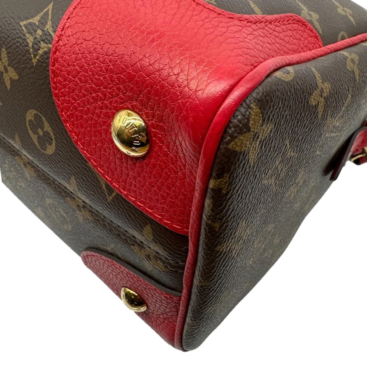 LOUIS VUITTON Retiro NM Monogram Canvas 2Way Shoulder Bag Red - Image 8