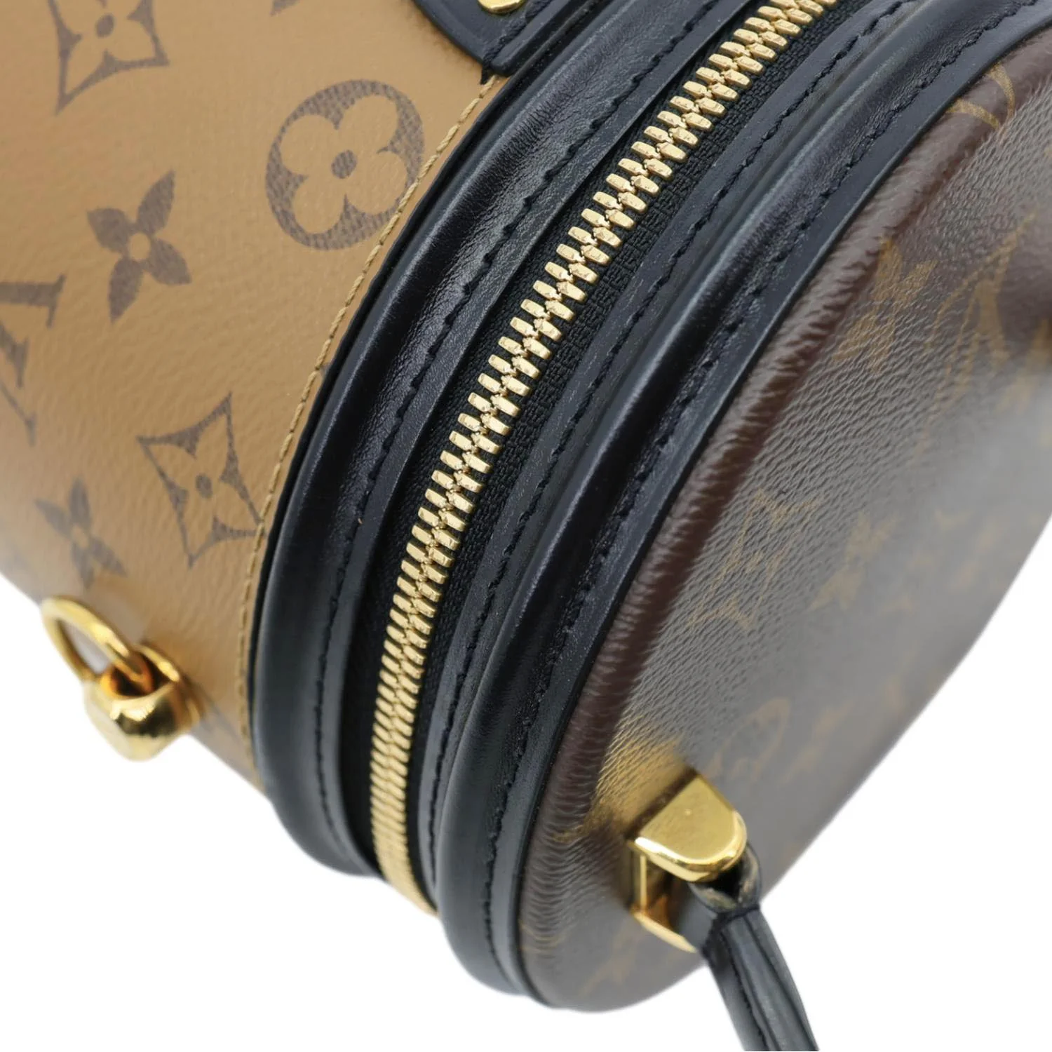 LOUIS VUITTON Cannes Reverse Monogram Canvas Shoulder Bag Brown - Image 6