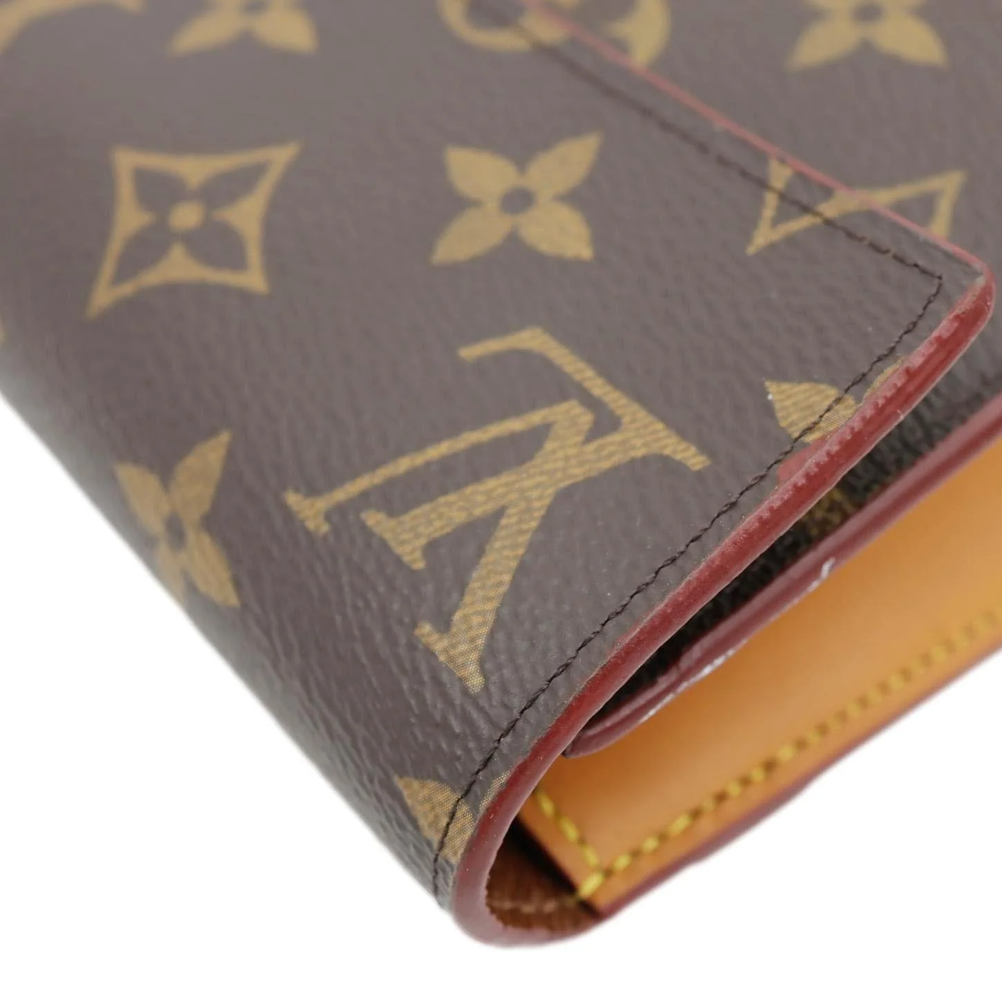 LOUIS VUITTON S Lock Monogram Canvas Belt Pouch Brown - Image 7