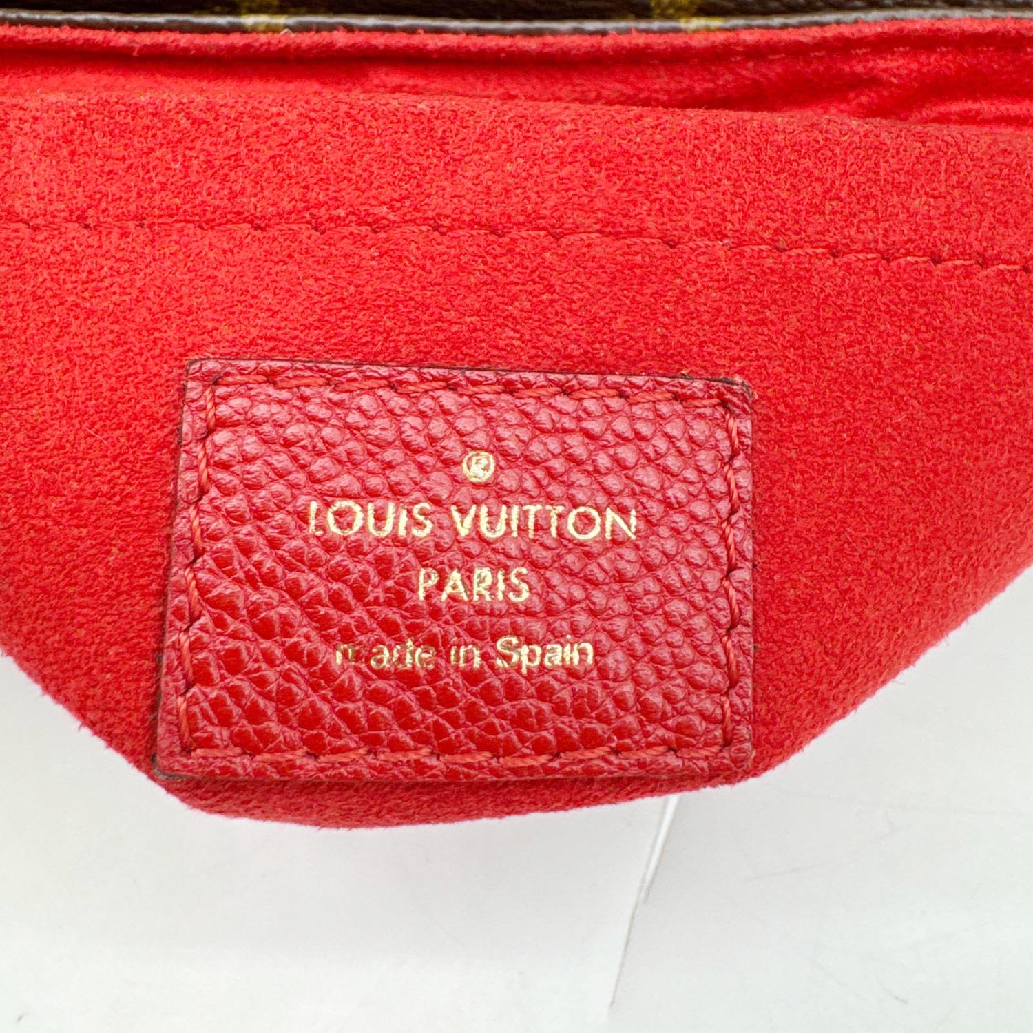 LOUIS VUITTON Saint Placide Monogram Canvas Crossbody Bag Cerise - Image 11