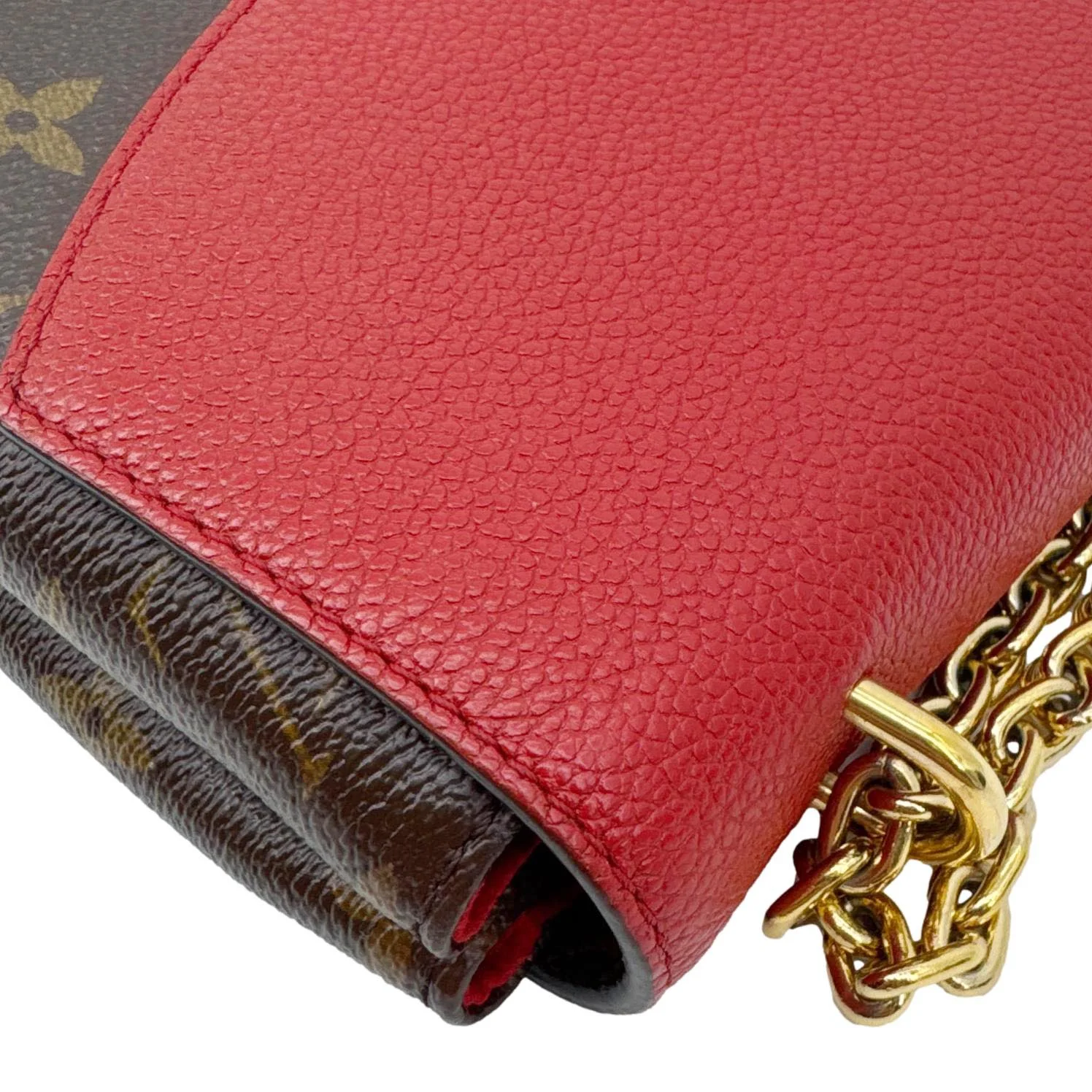 LOUIS VUITTON Saint Placide Monogram Canvas Crossbody Bag Cerise - Image 6