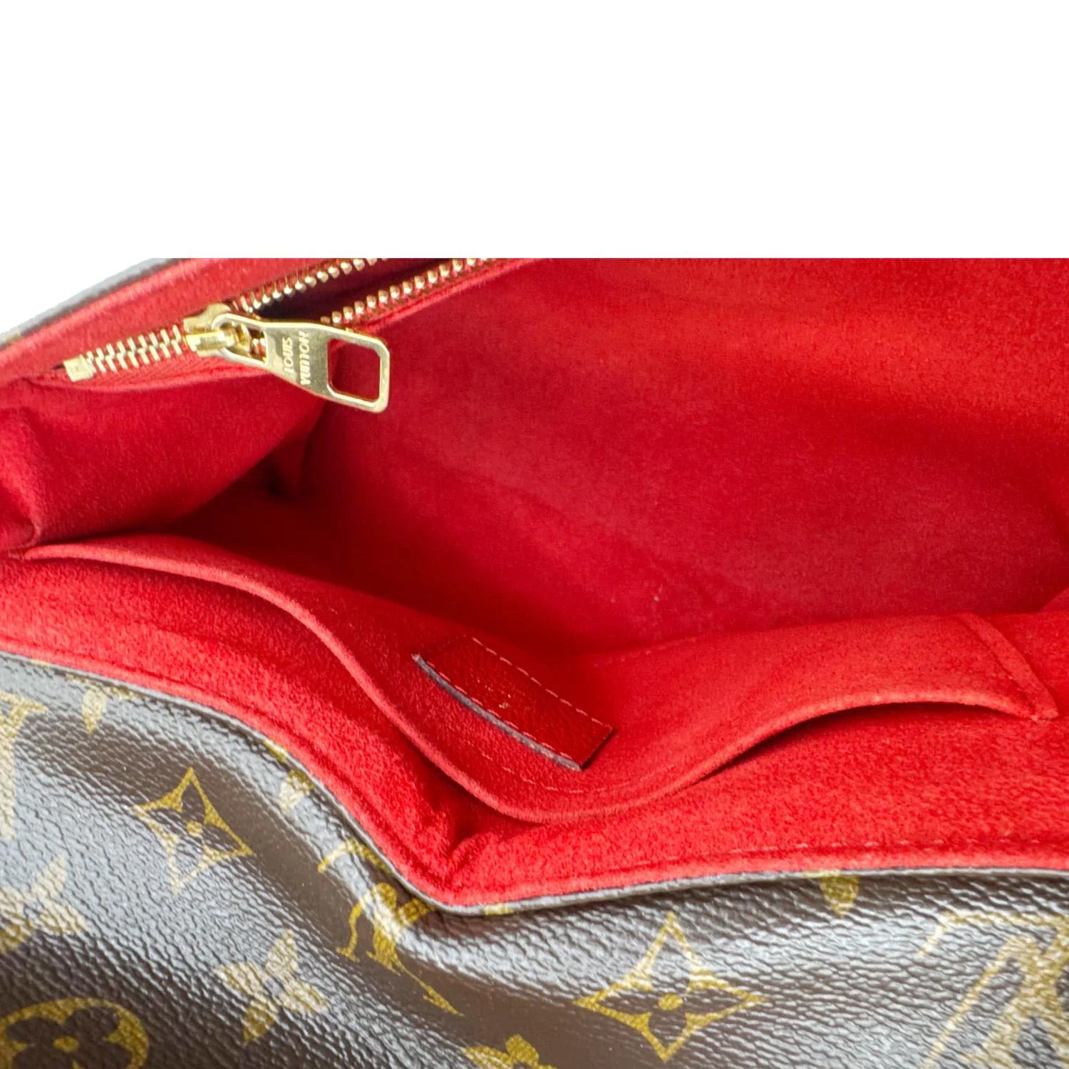 LOUIS VUITTON Saint Placide Monogram Canvas Crossbody Bag Cerise - Image 7