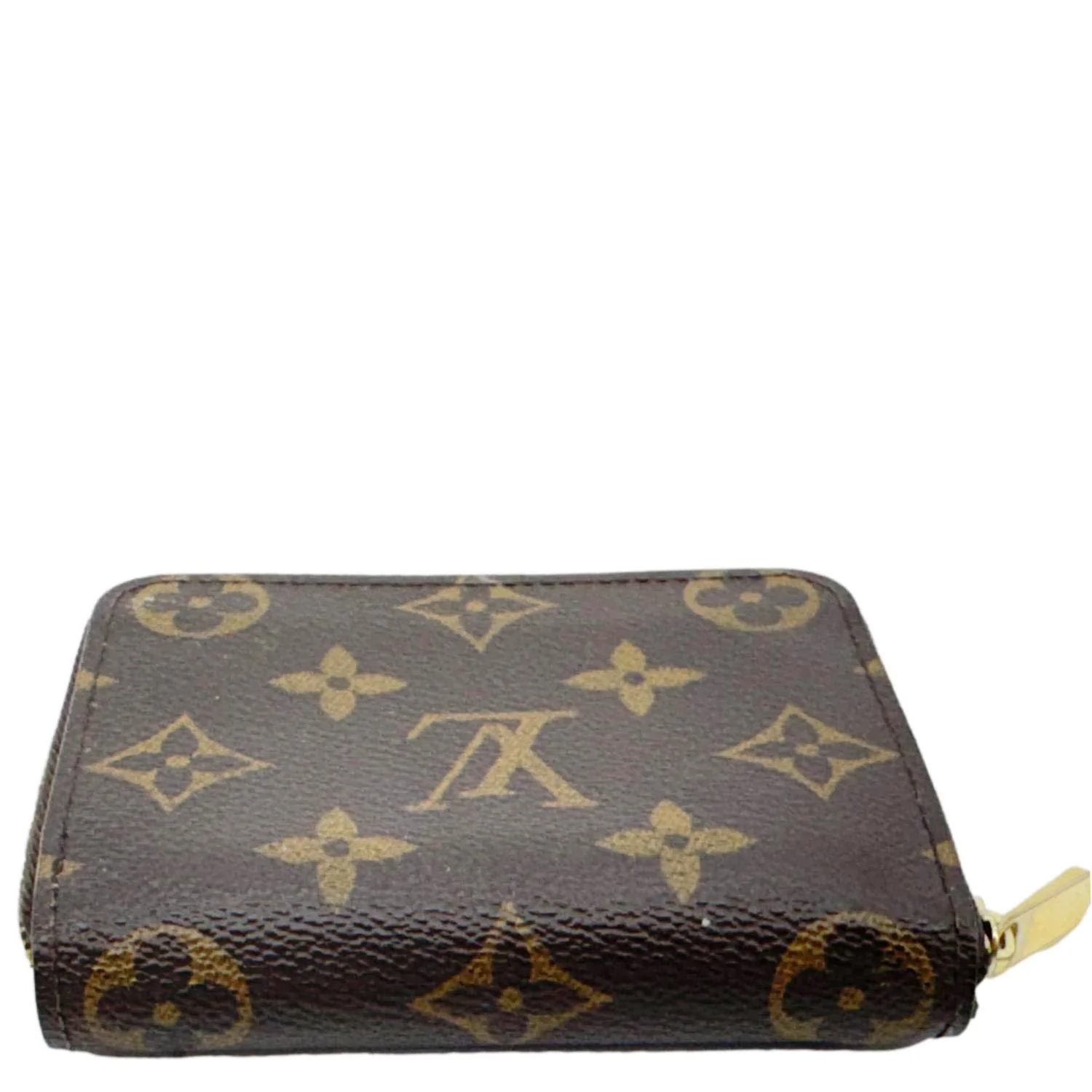 LOUIS VUITTON Monogram Canvas Zippy Coin Purse Brown - Image 4