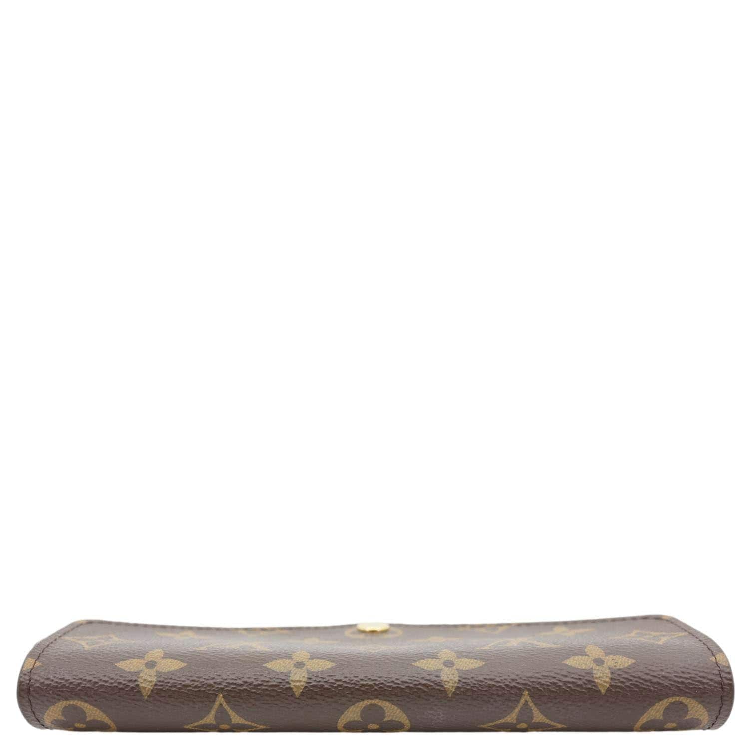 LOUIS VUITTON Sarah Monogram Canvas Wallet Red - Image 4