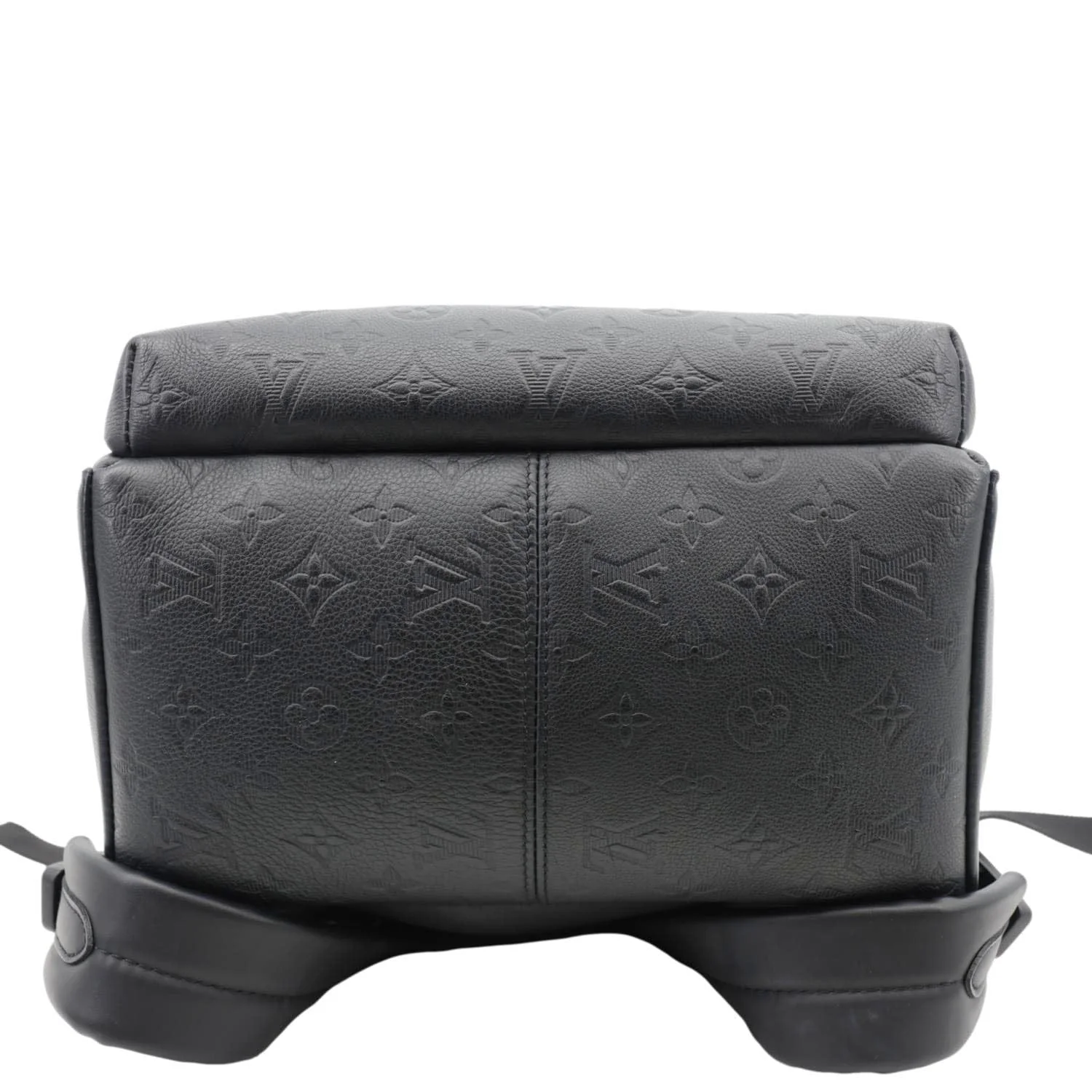 LOUIS VUITTON Discovery PM Calfskin Monogram Shadow Backpack Bag Black - Image 10