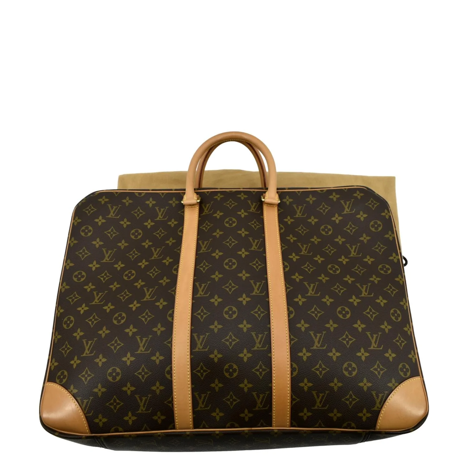 LOUIS VUITTON Sirius 45 Monogram Canvas Suitcase Travel Bag Brown - Image 3
