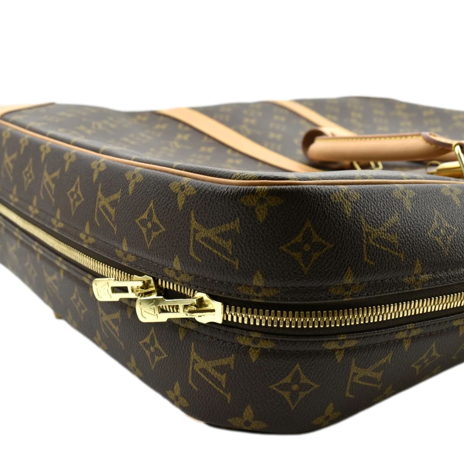 LOUIS VUITTON Sirius 45 Monogram Canvas Suitcase Travel Bag Brown - Image 5