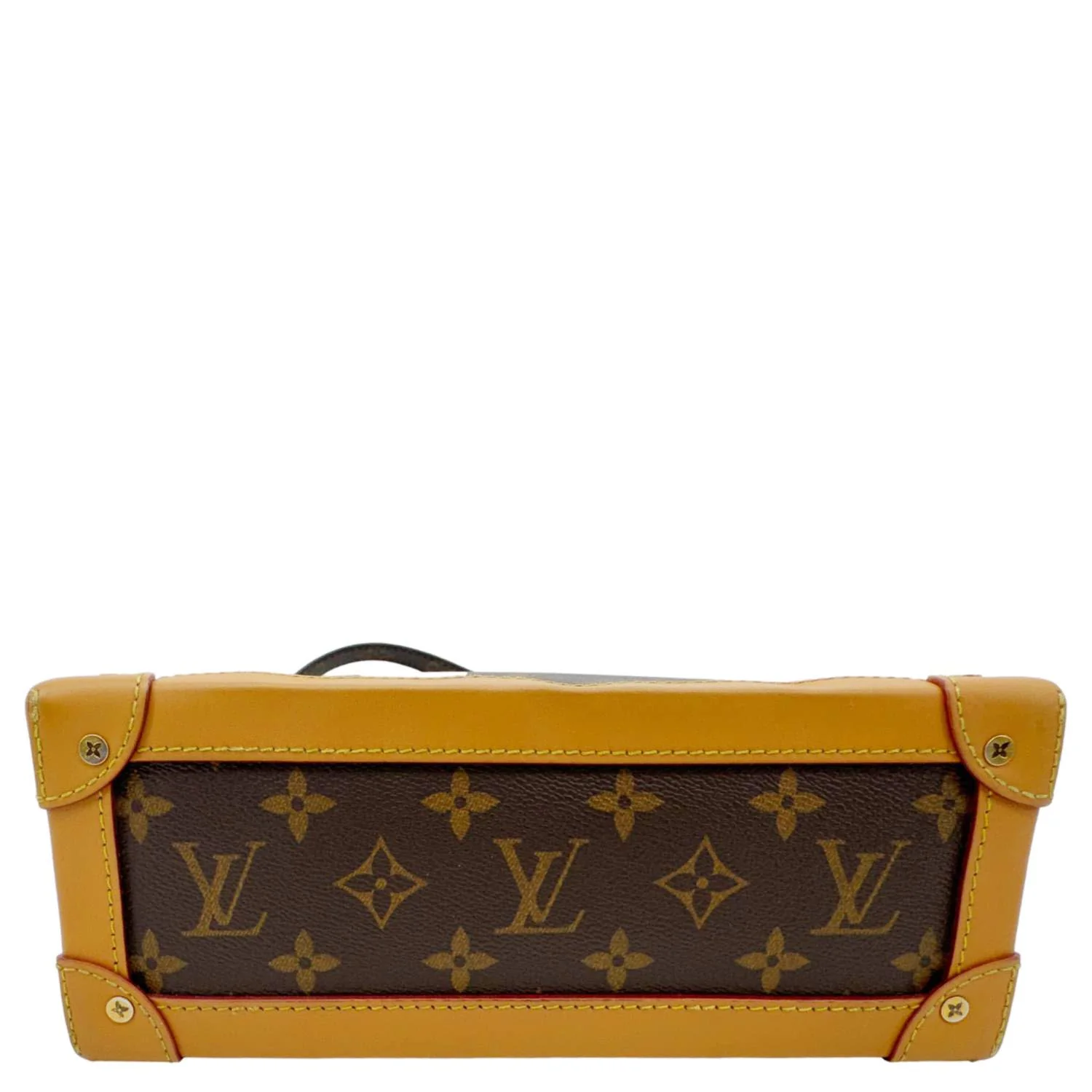 LOUIS VUITTON Soft Trunk Monogram Canvas Shoulder Bag Brown - Image 9