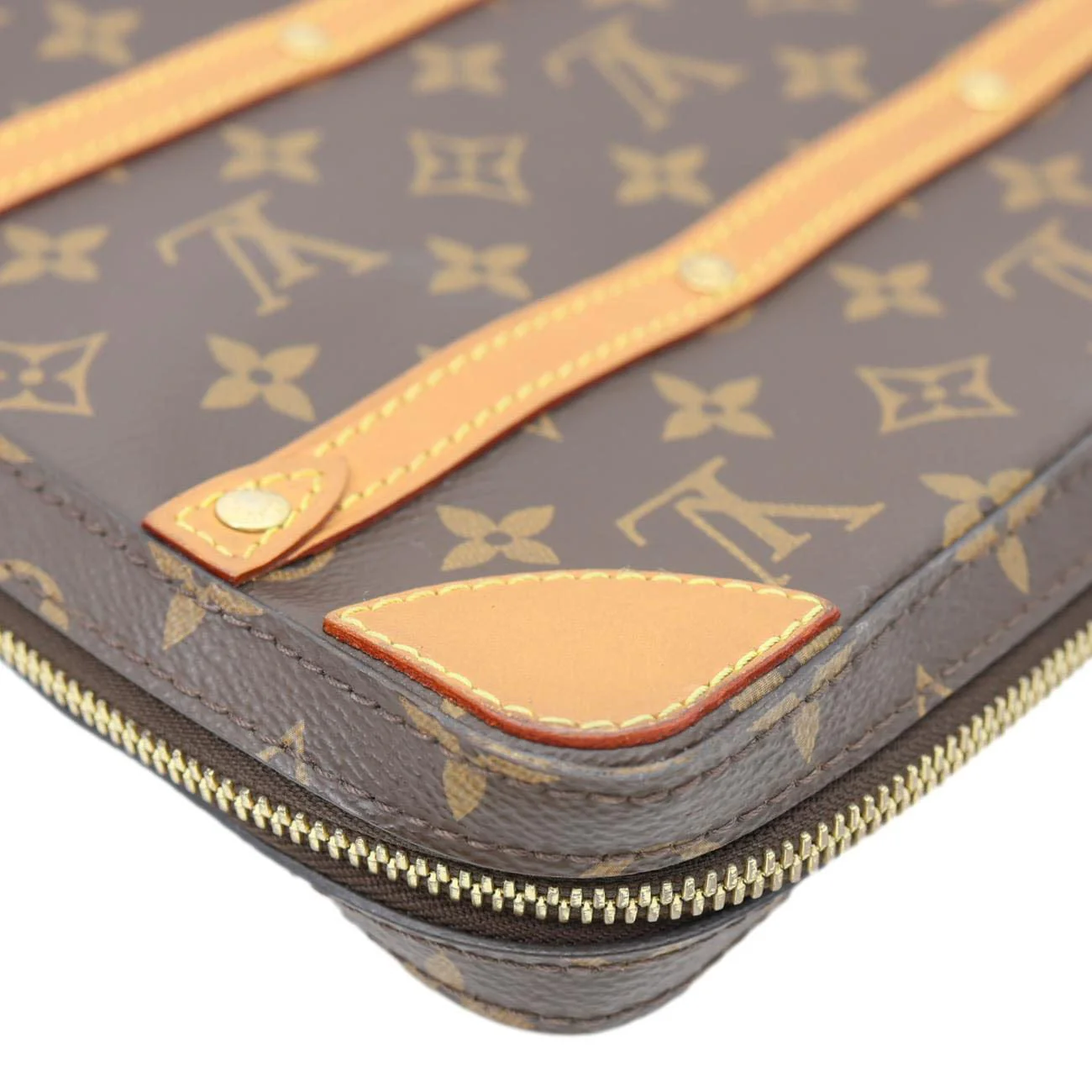 LOUIS VUITTON Soft Trunk PM Monogram Canvas Messenger Bag Brown - Image 9
