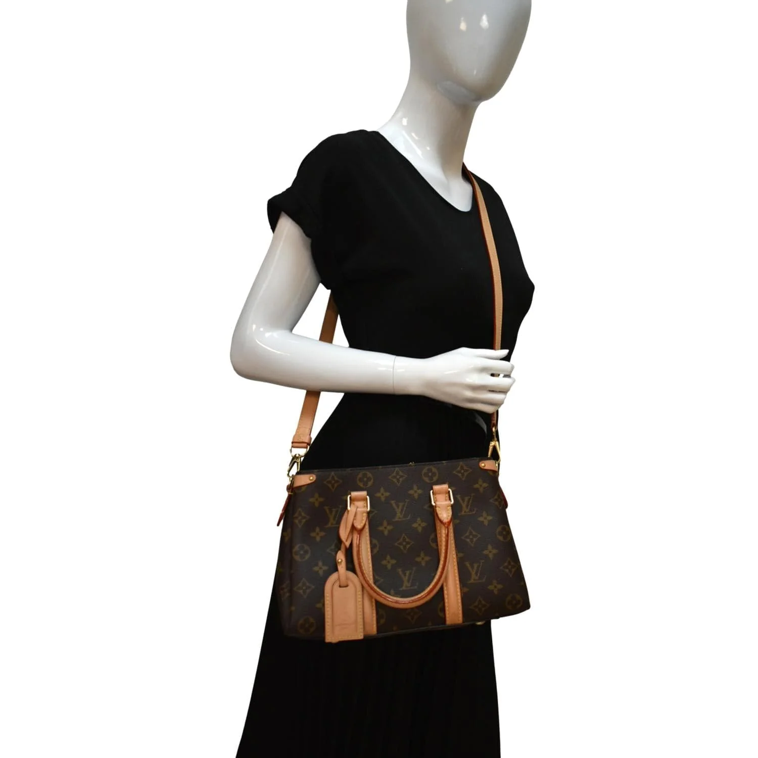 LOUIS VUITTON Soufflot BB Monogram Canvas Shoulder Crossbody Bag Brown - Image 2