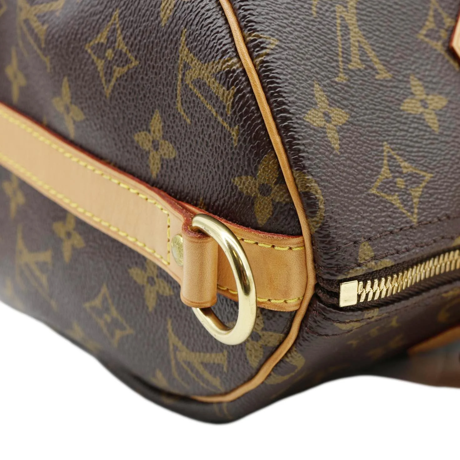 LOUIS VUITTON Speedy 30 Bandouliere Monogram Canvas Crossbody Bag Brown - Image 7