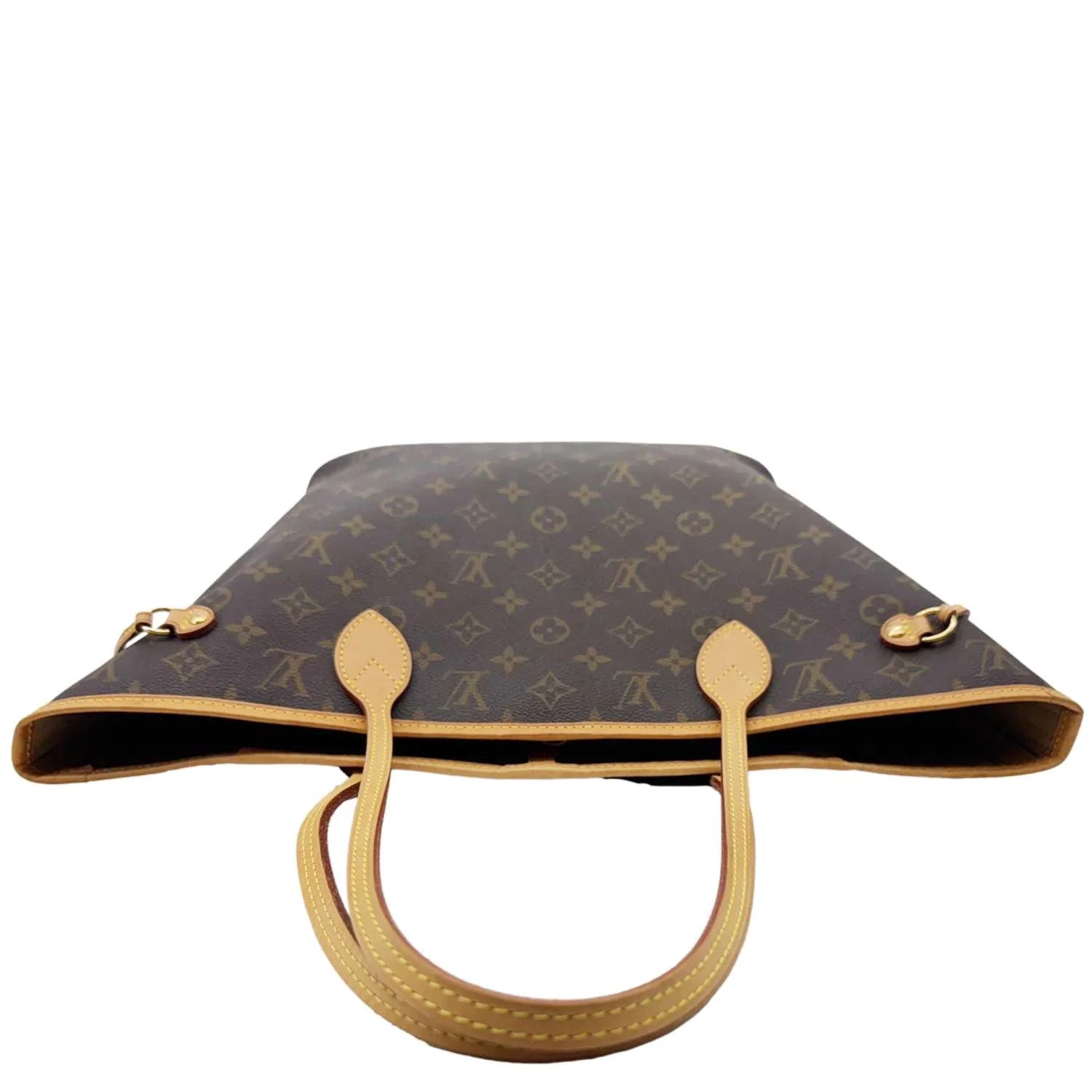 LOUIS VUITTON Neverfull MM Monogram Canvas Shoulder Bag Brown - Image 7