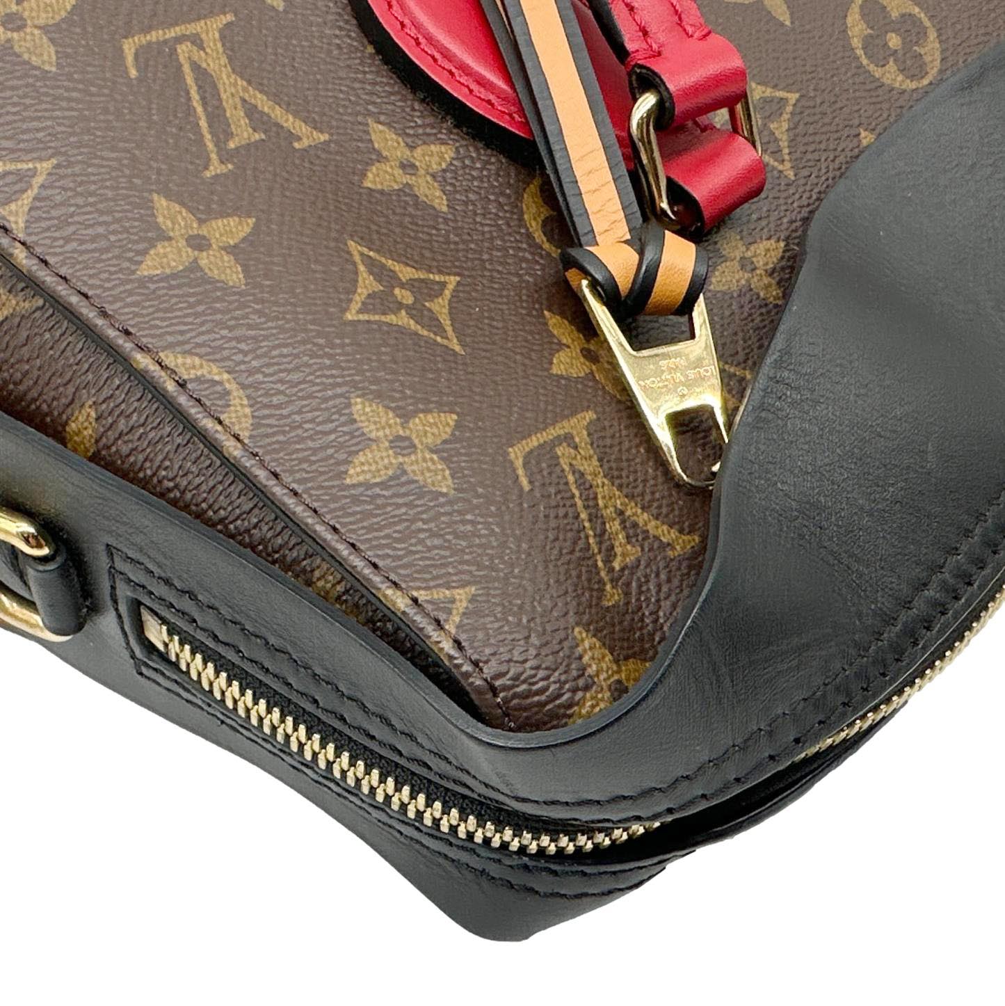 LOUIS VUITTON Tuileries Monogram Canvas Tote Shoulder Bag Brown - Image 6