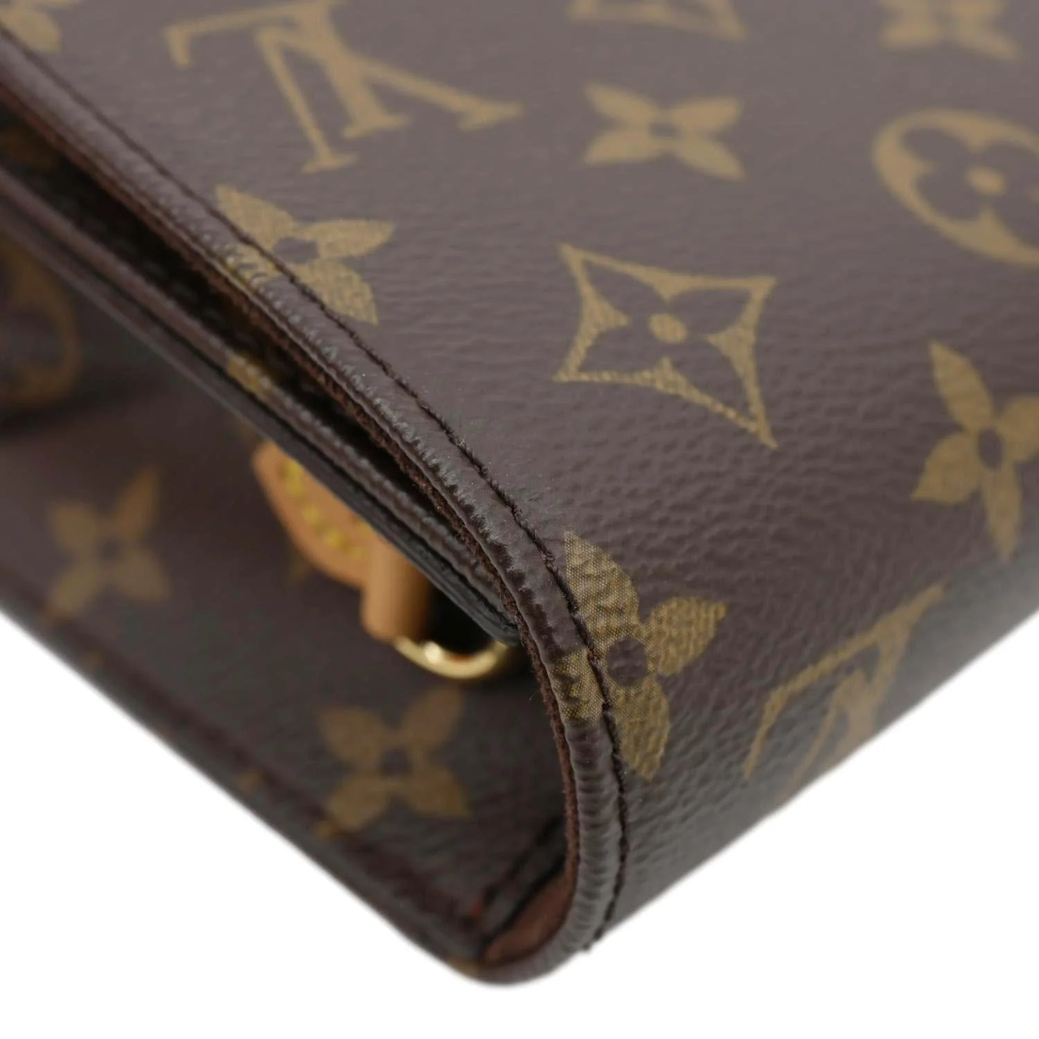 LOUIS VUITTON Lily Monogram Canvas Wallet On Chain Brown - Image 6