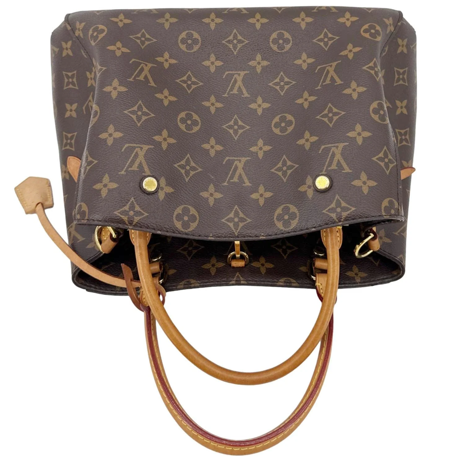 LOUIS VUITTON Montaigne BB Monogram Canvas Shoulder Bag Brown - Image 4