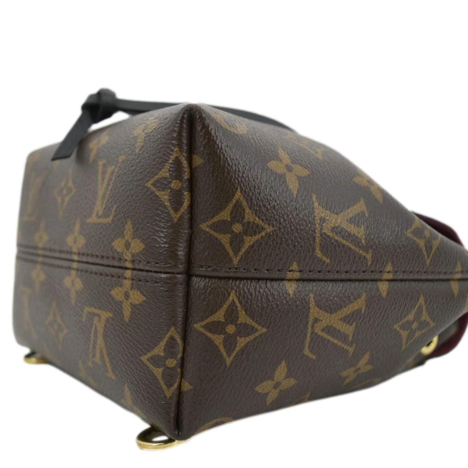 LOUIS VUITTON Montsouris BB Monogram Canvas Backpack Black - Image 9