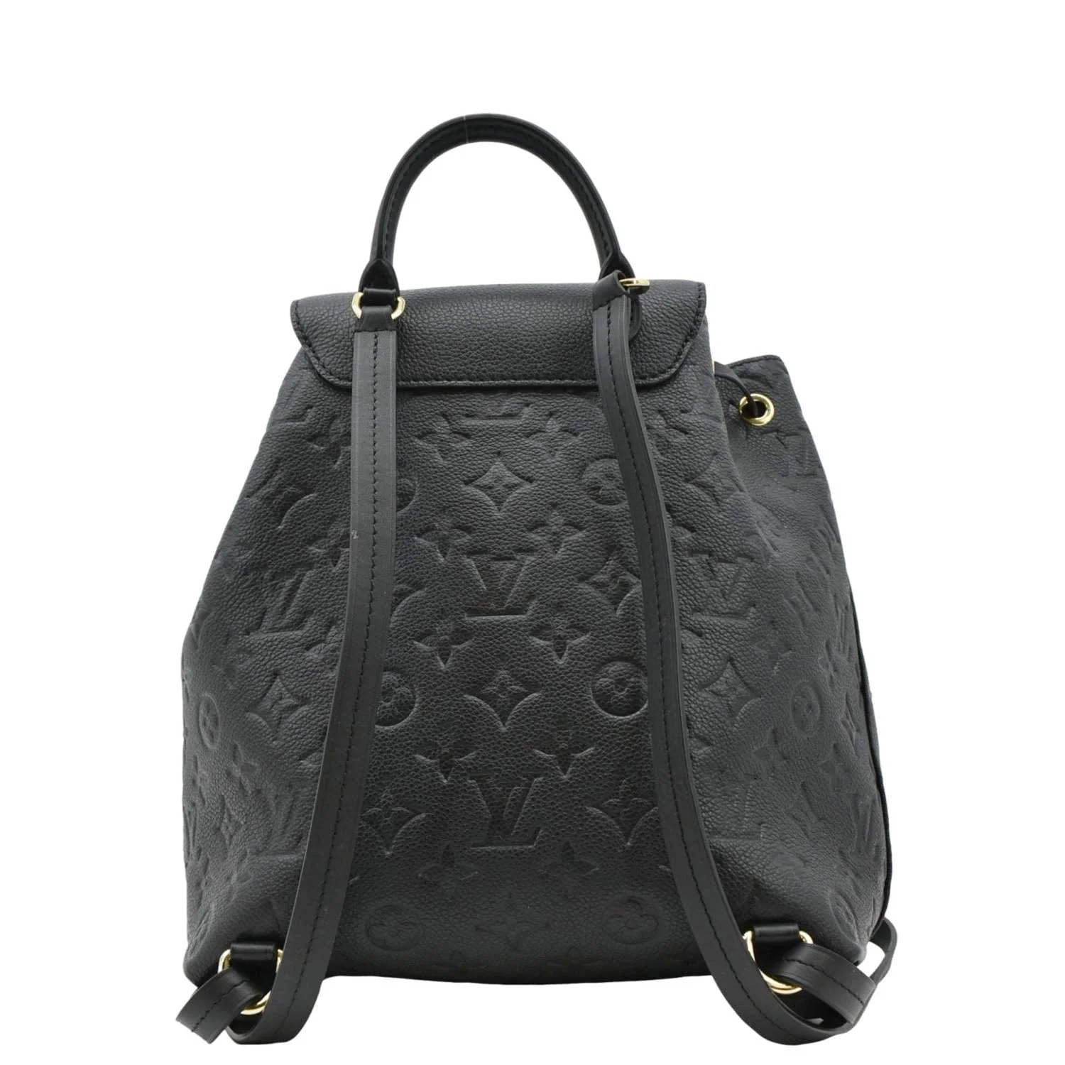 LOUIS VUITTON Montsouris PM Monogram Empreinte Backpack Black - Image 4