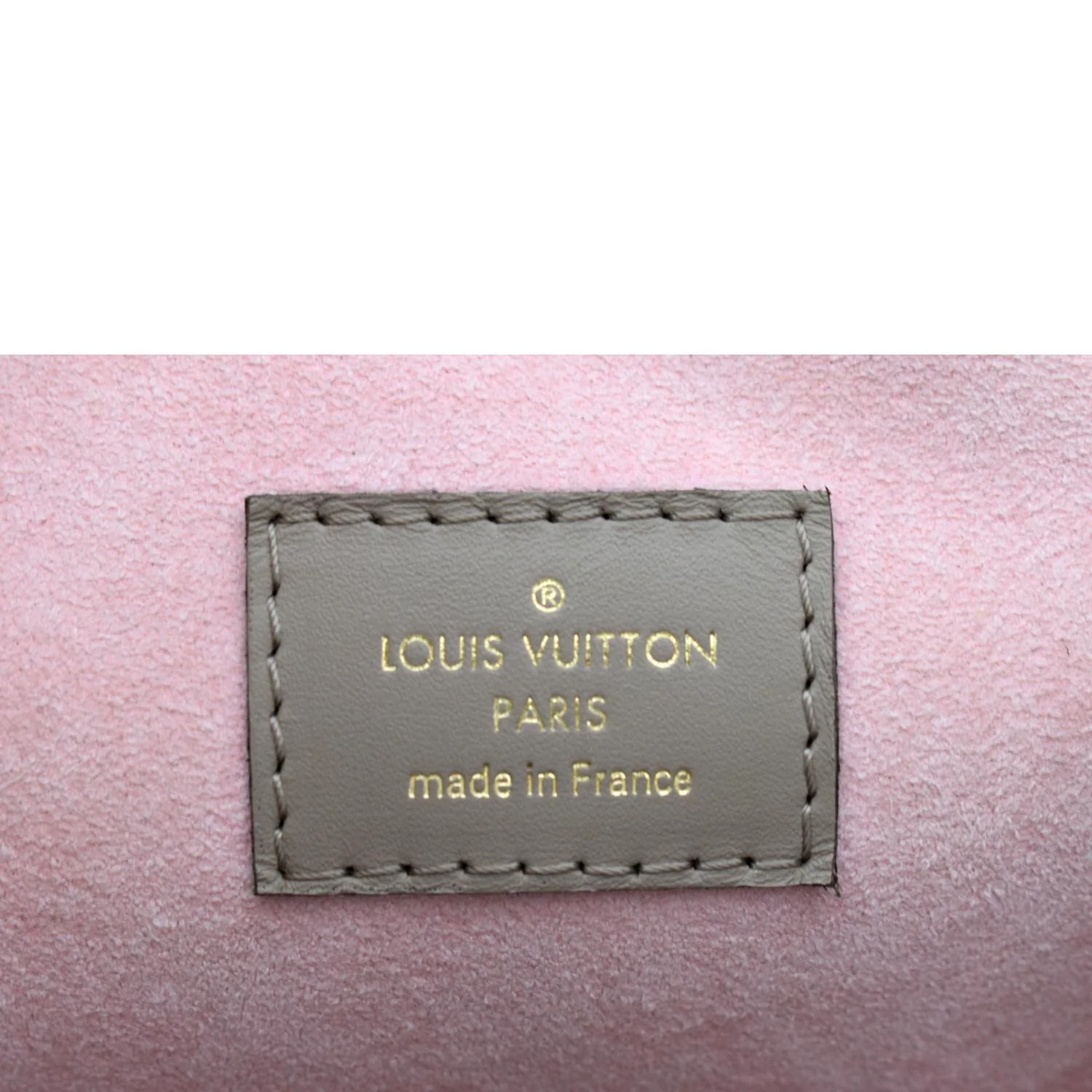 LOUIS VUITTON Montsouris Monogram Empreinte Leather Backpack Beige - Image 11