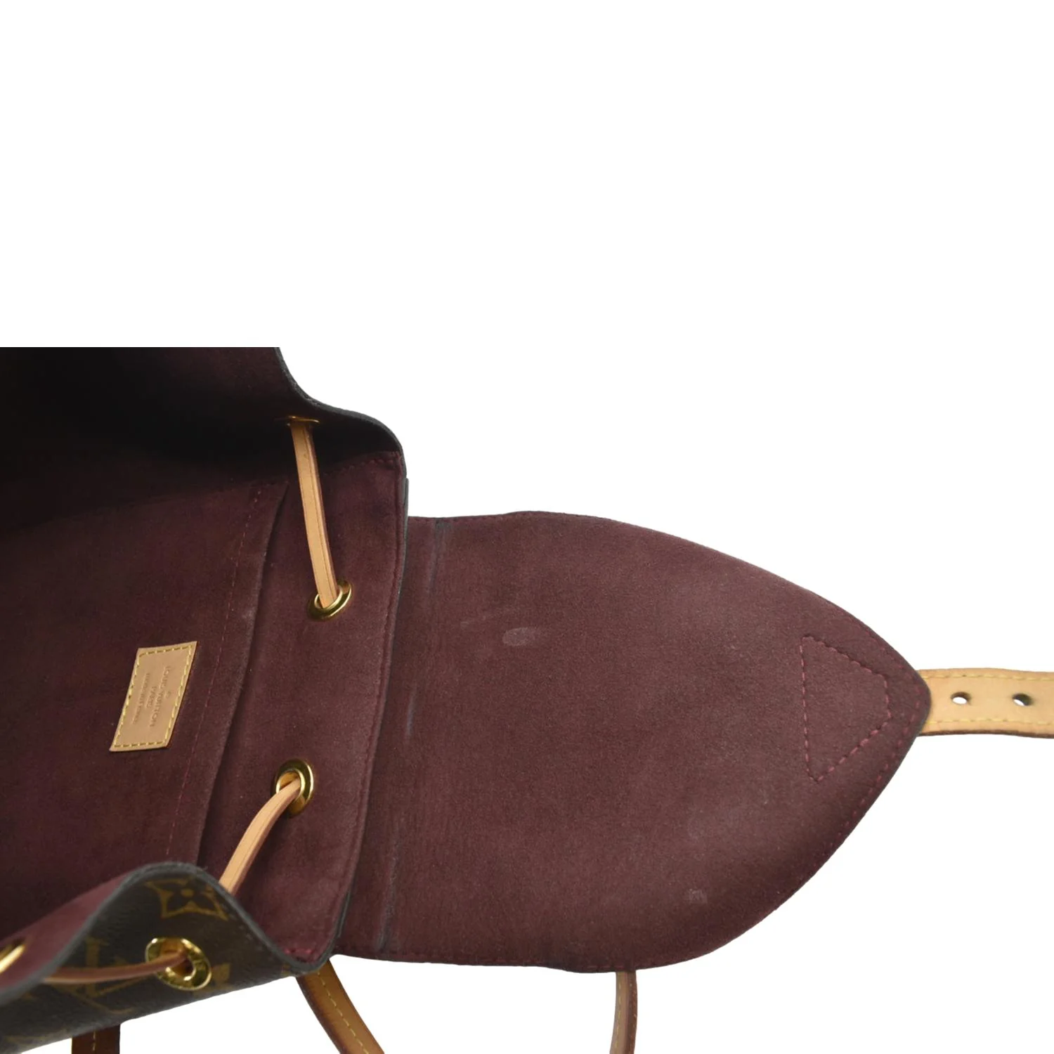 LOUIS VUITTON Montsouris NM Monogram Canvas Backpack Bag Brown - Image 10
