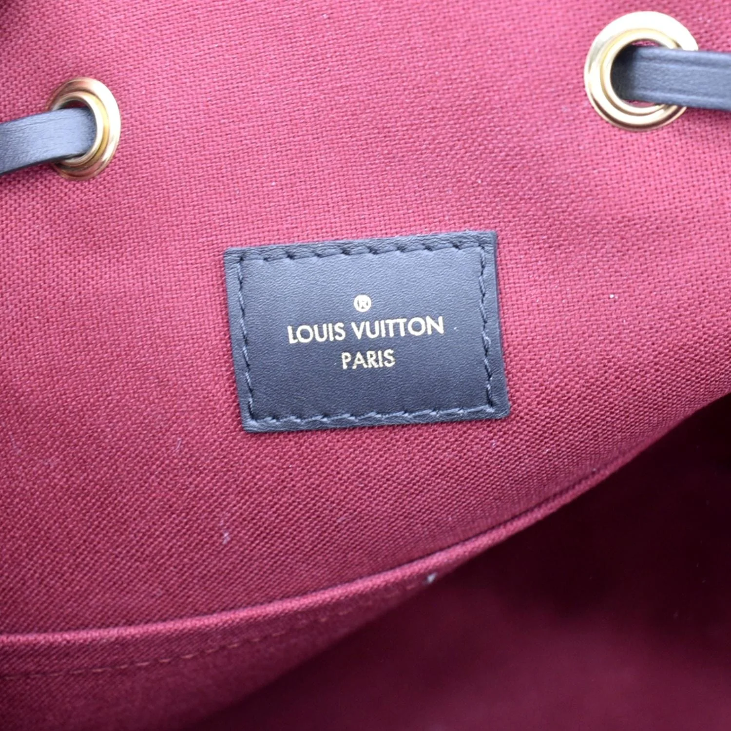 LOUIS VUITTON Montsouris NM Monogram Canvas Leather Backpack Bag Black - Image 11