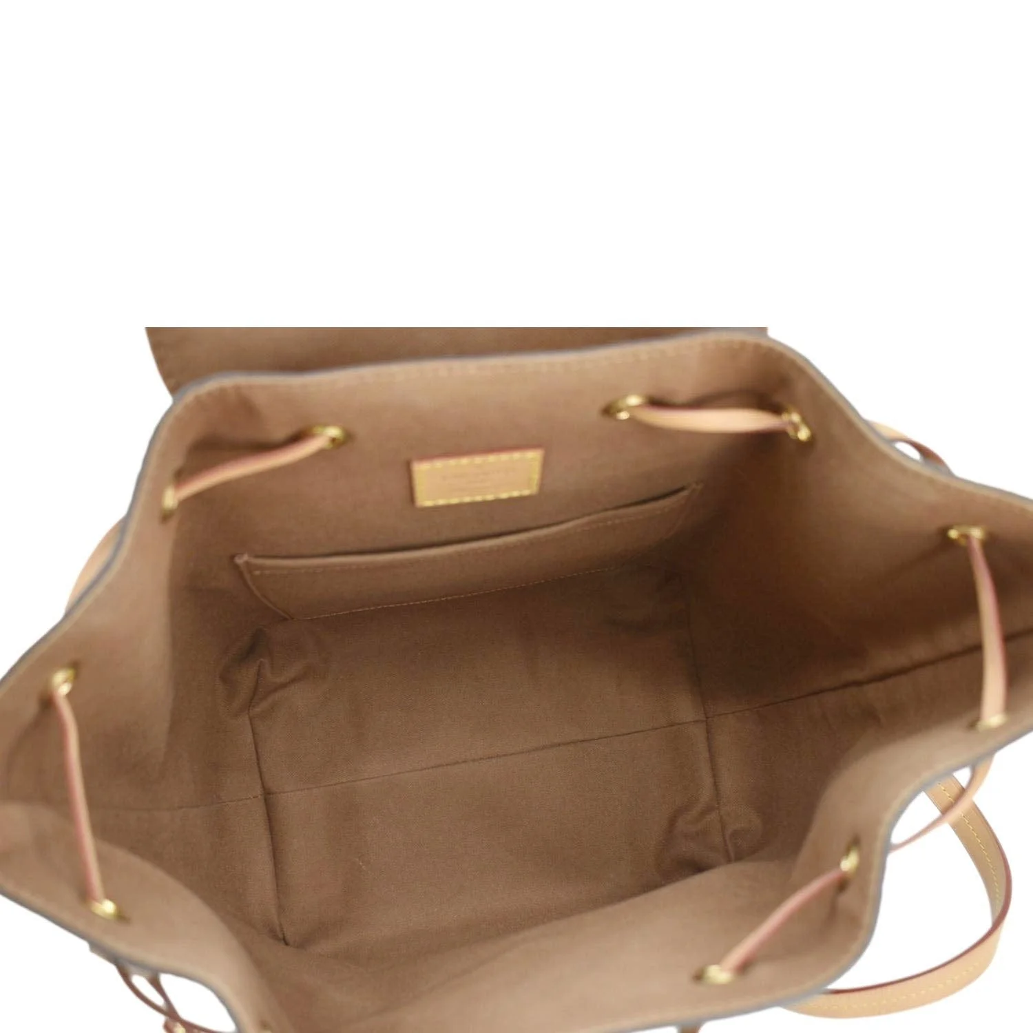 LOUIS VUITTON Montsouris PM Monogram Canvas Backpack Brown - Image 12