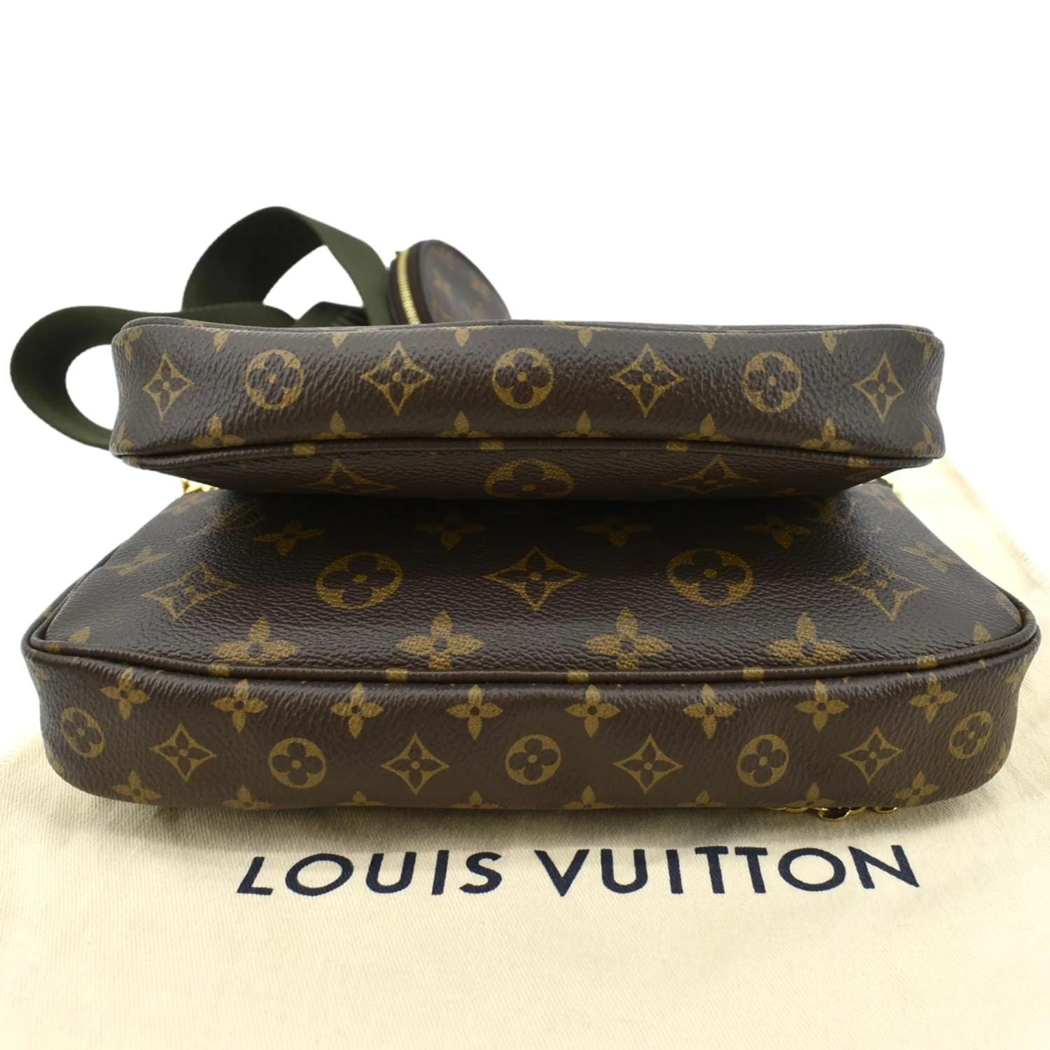 LOUIS VUITTON Multi Pochette Accessoires Monogram Canvas Shoulder Bag Khaki - Image 10