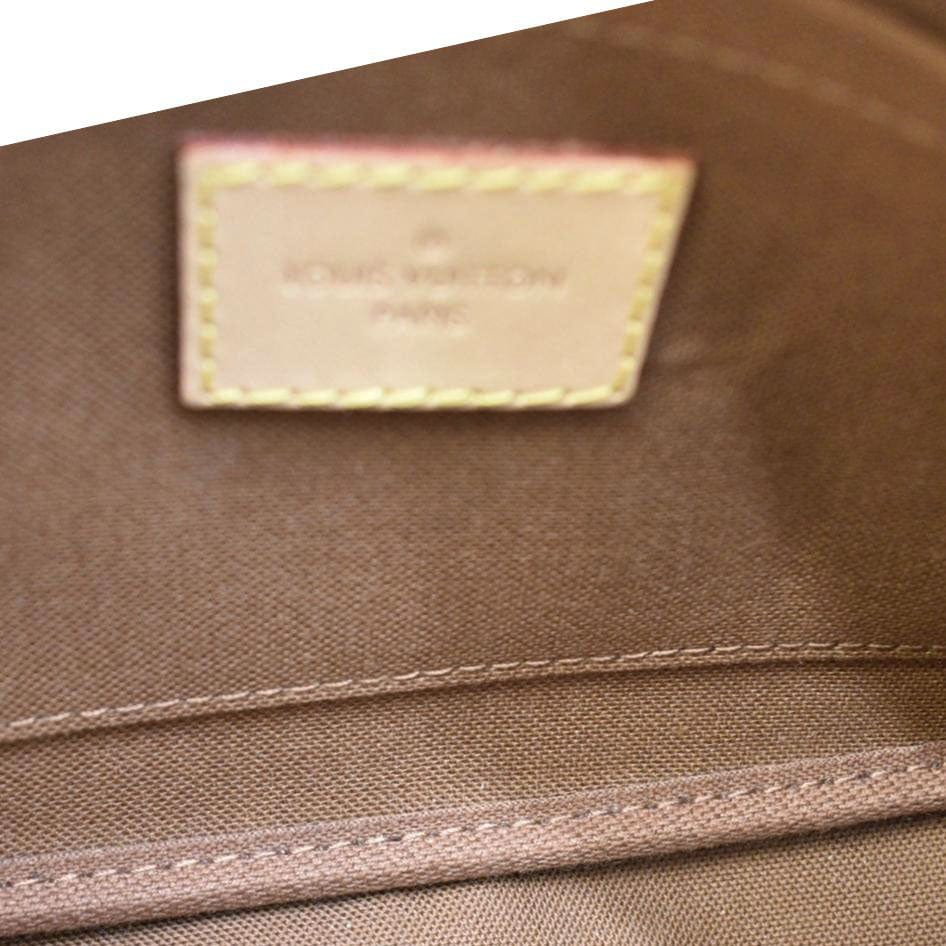 LOUIS VUITTON Multi Pochette Accessoires Monogram Canvas Crossbody Bag Brown - Image 10