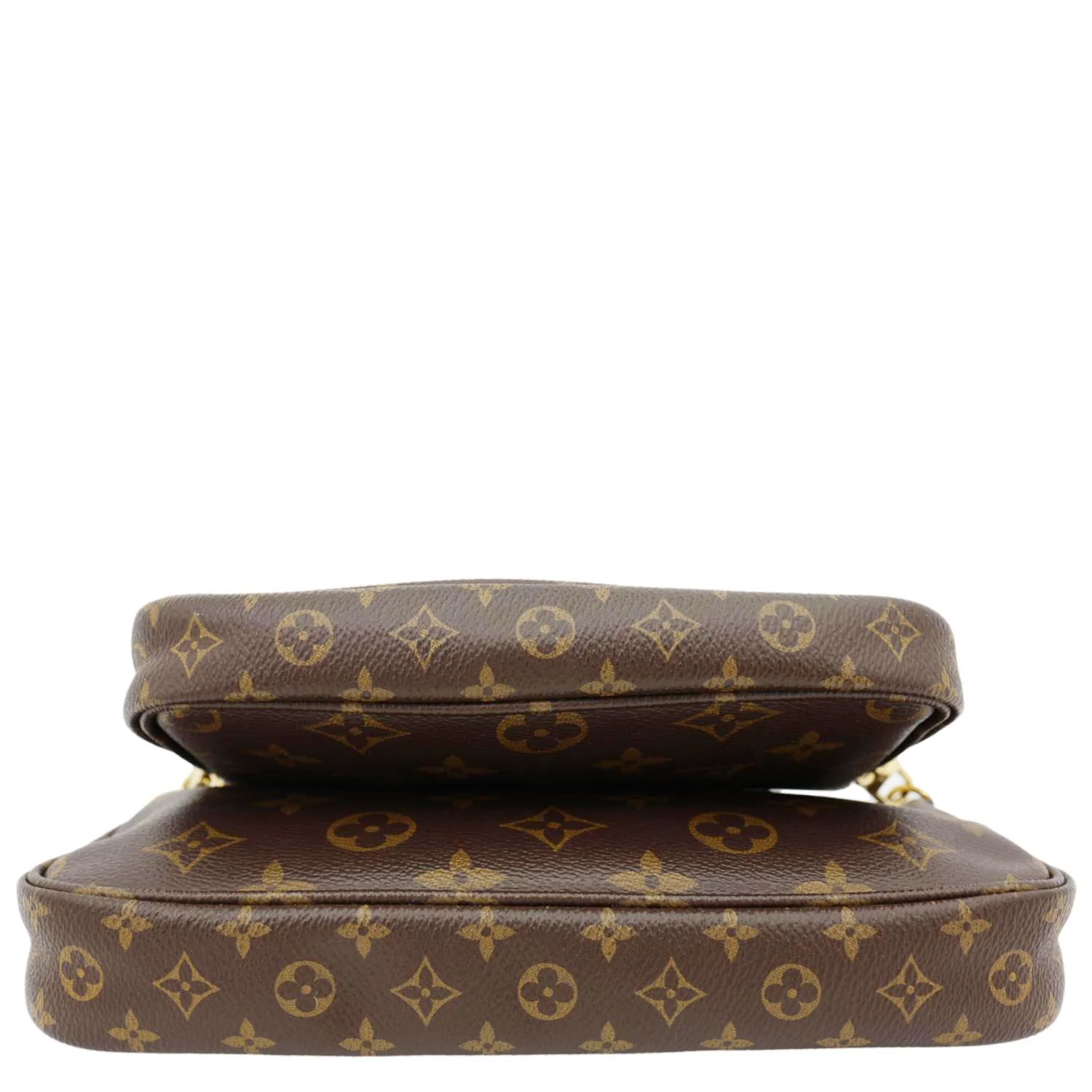 LOUIS VUITTON Multi Pochette Accessoires Monogram Canvas Crossbody Bag Brown - Image 11