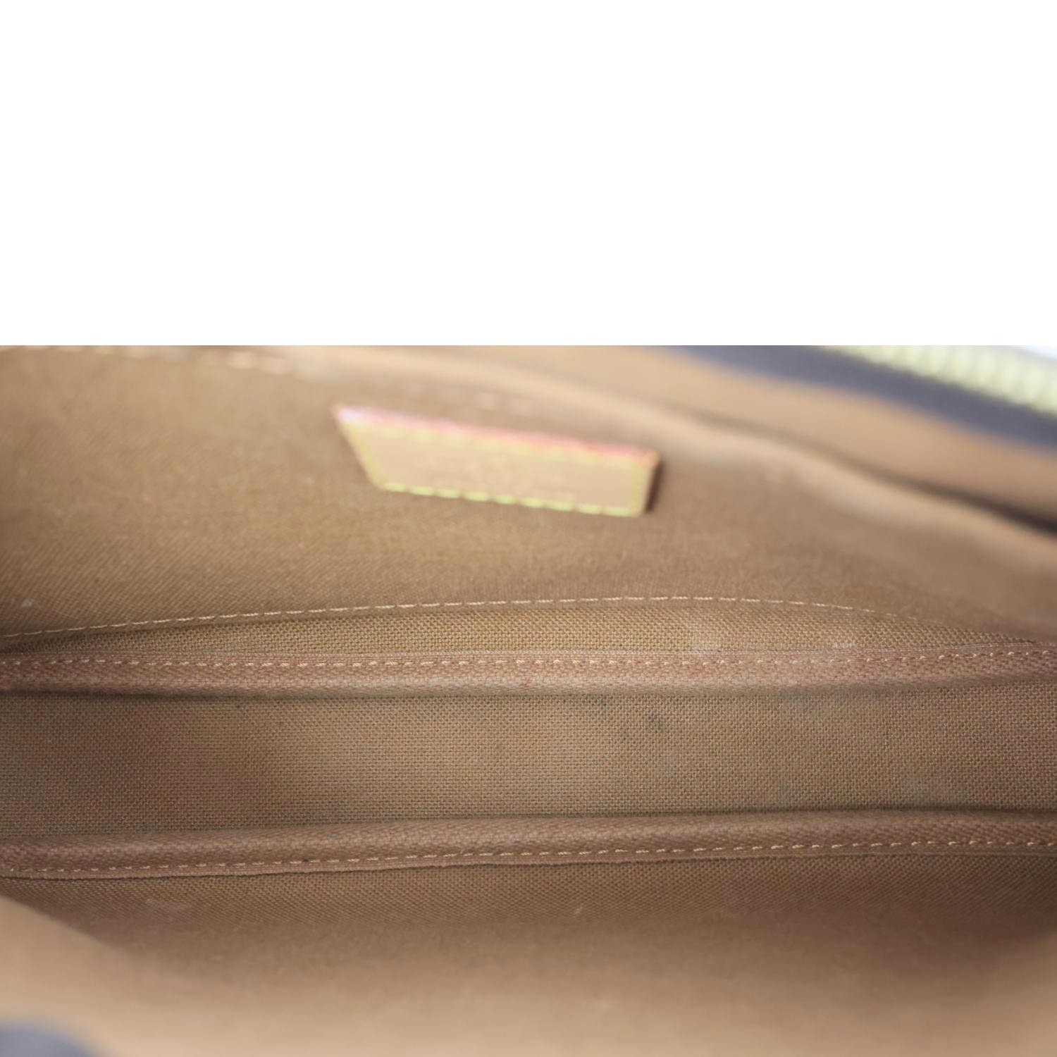 LOUIS VUITTON Multi Pochette Accessoires Monogram Canvas Crossbody Bag Brown - Image 9
